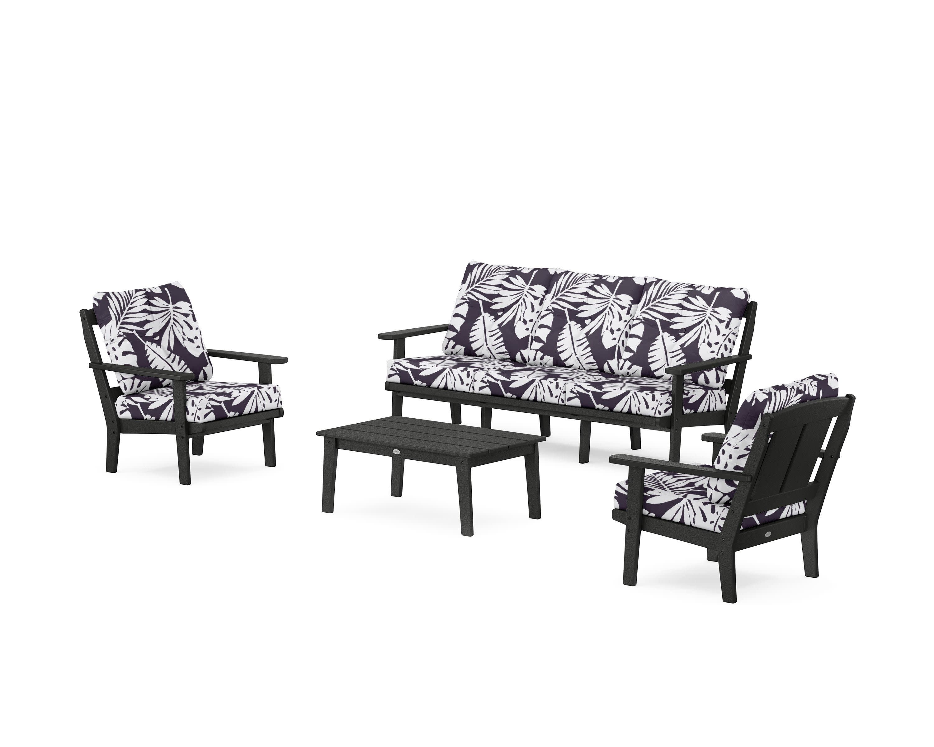 Mission 4-Piece Deep Seating Set with Sofa - Image 126