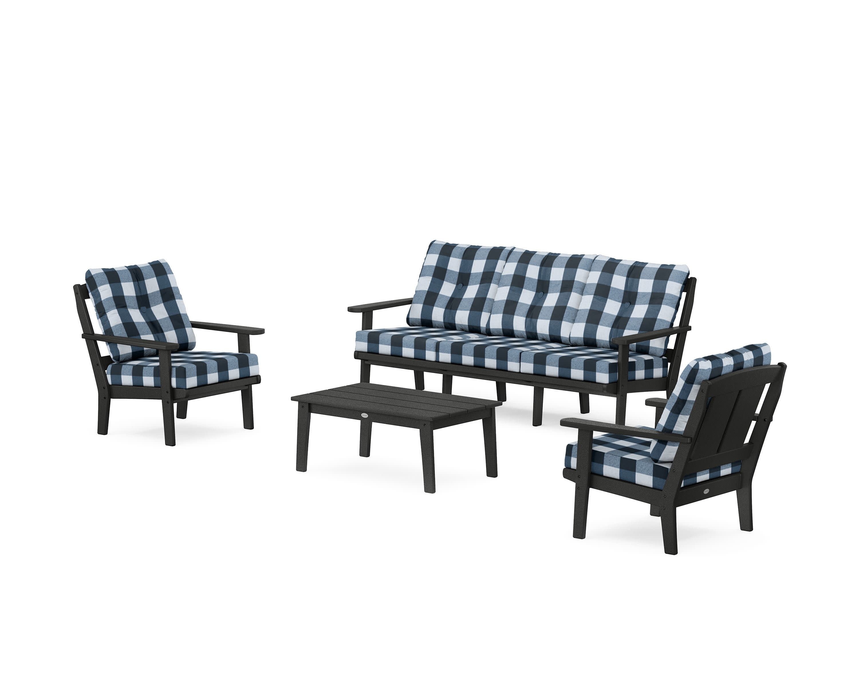 Mission 4-Piece Deep Seating Set with Sofa - Image 131
