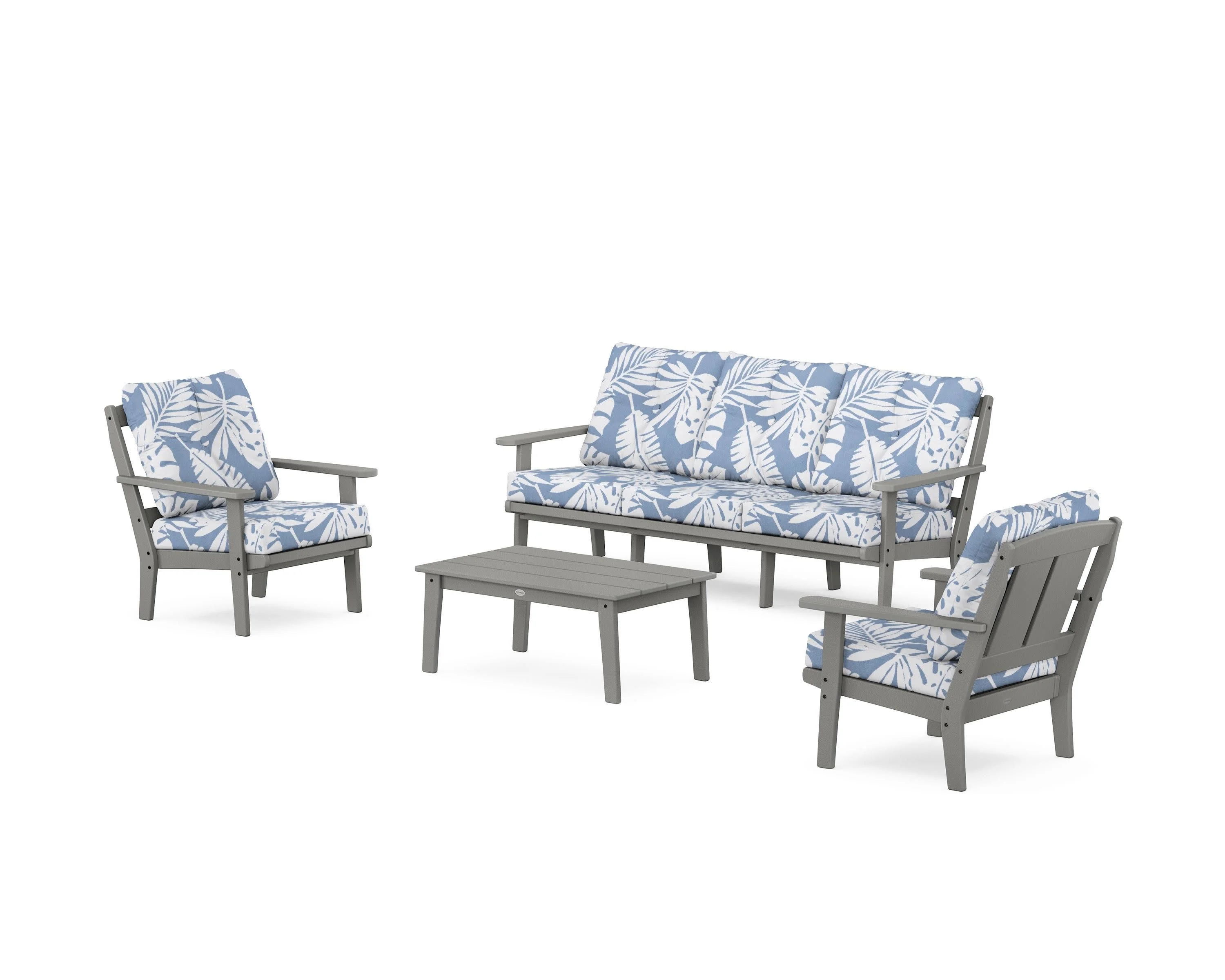 Mission 4-Piece Deep Seating Set with Sofa - Image 15