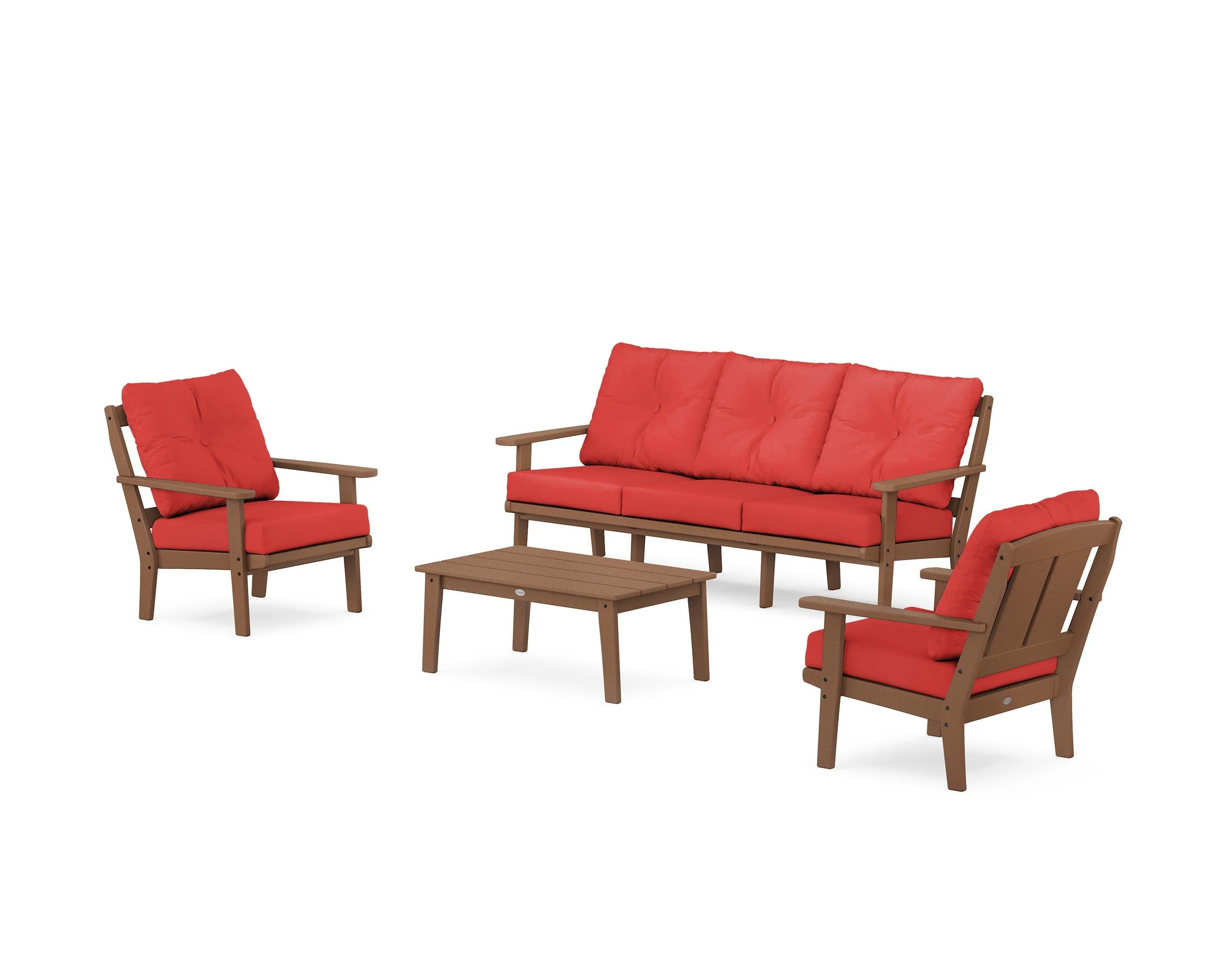 Mission 4-Piece Deep Seating Set with Sofa - Image 159