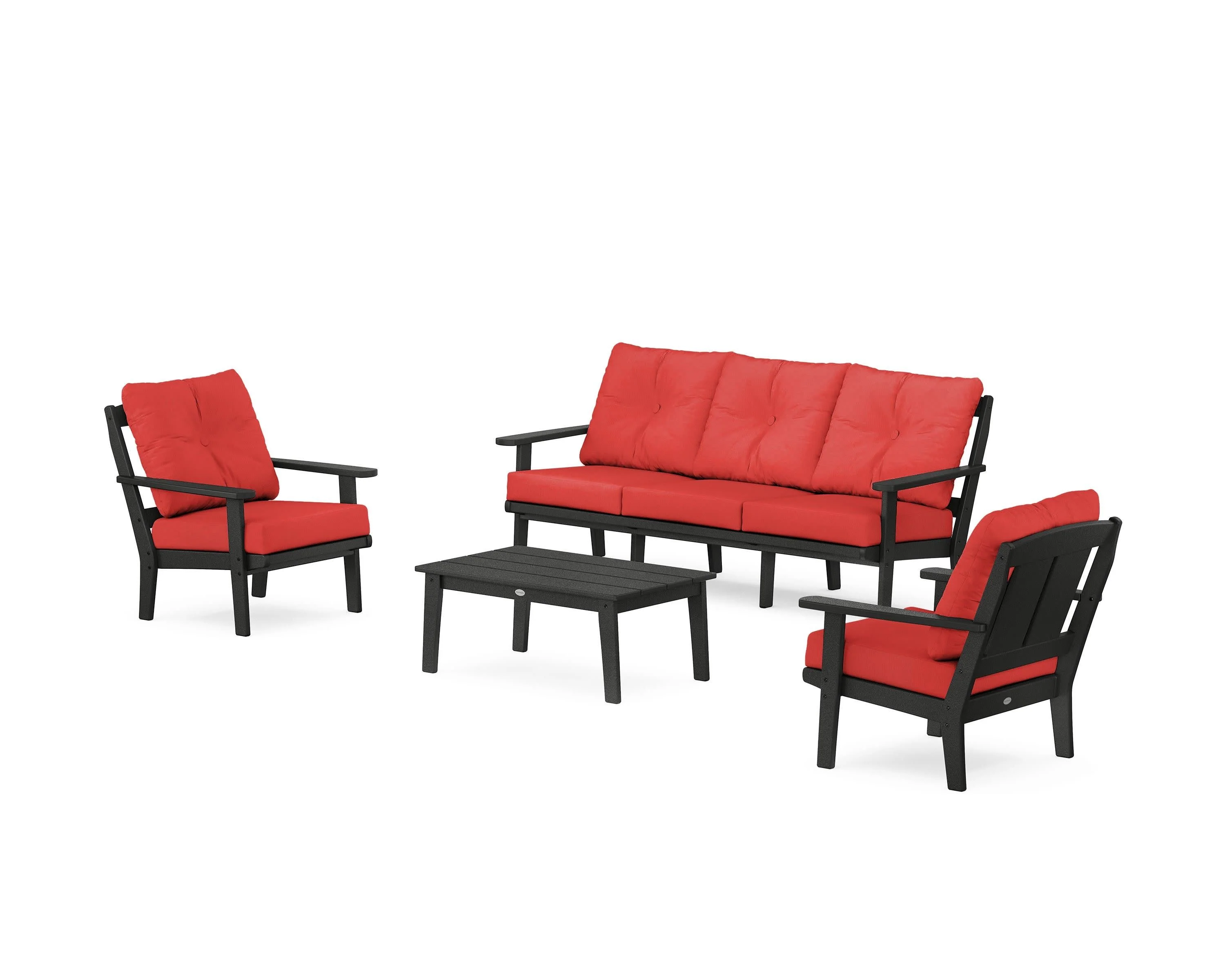 Mission 4-Piece Deep Seating Set with Sofa - Image 164