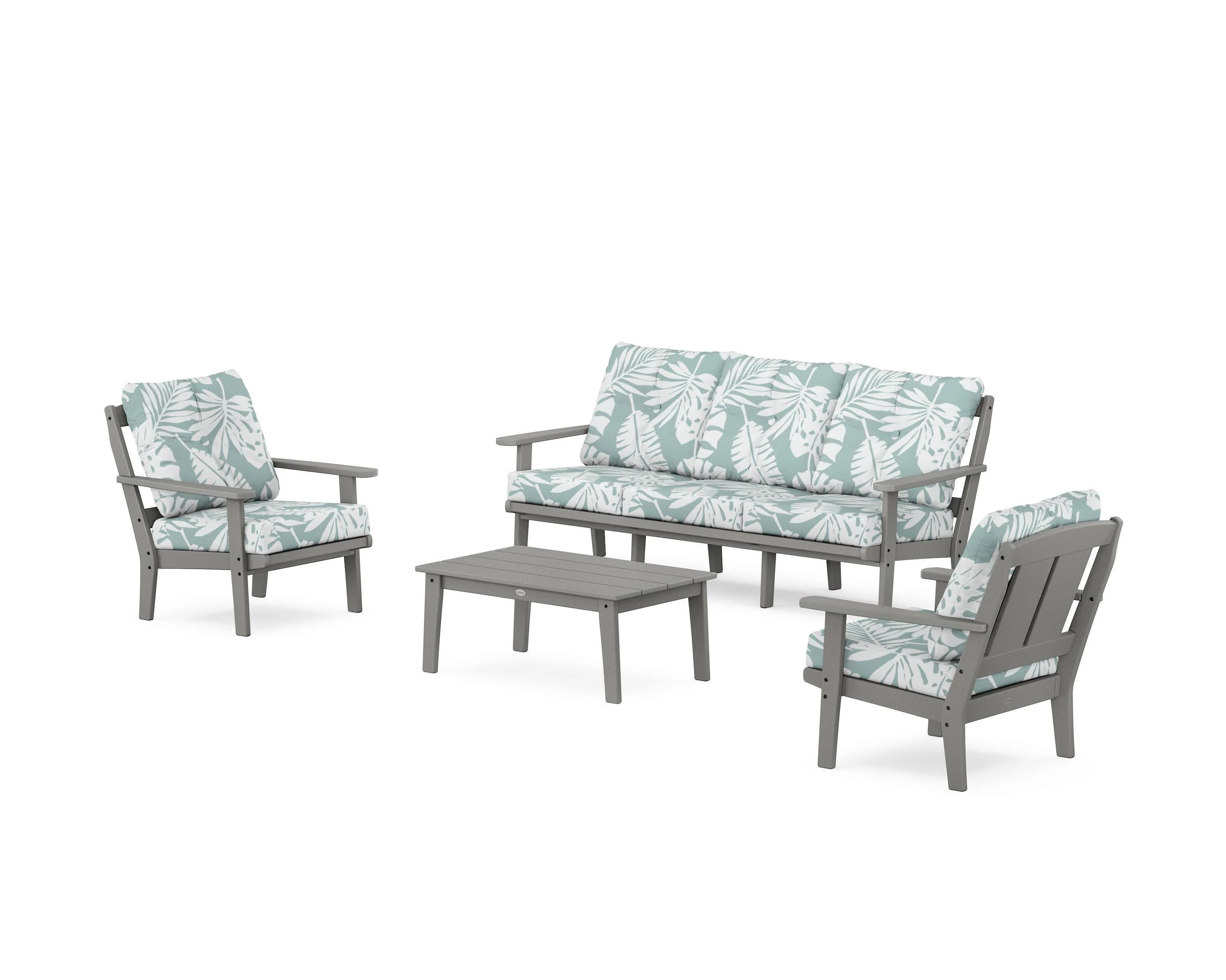 Mission 4-Piece Deep Seating Set with Sofa - Image 174