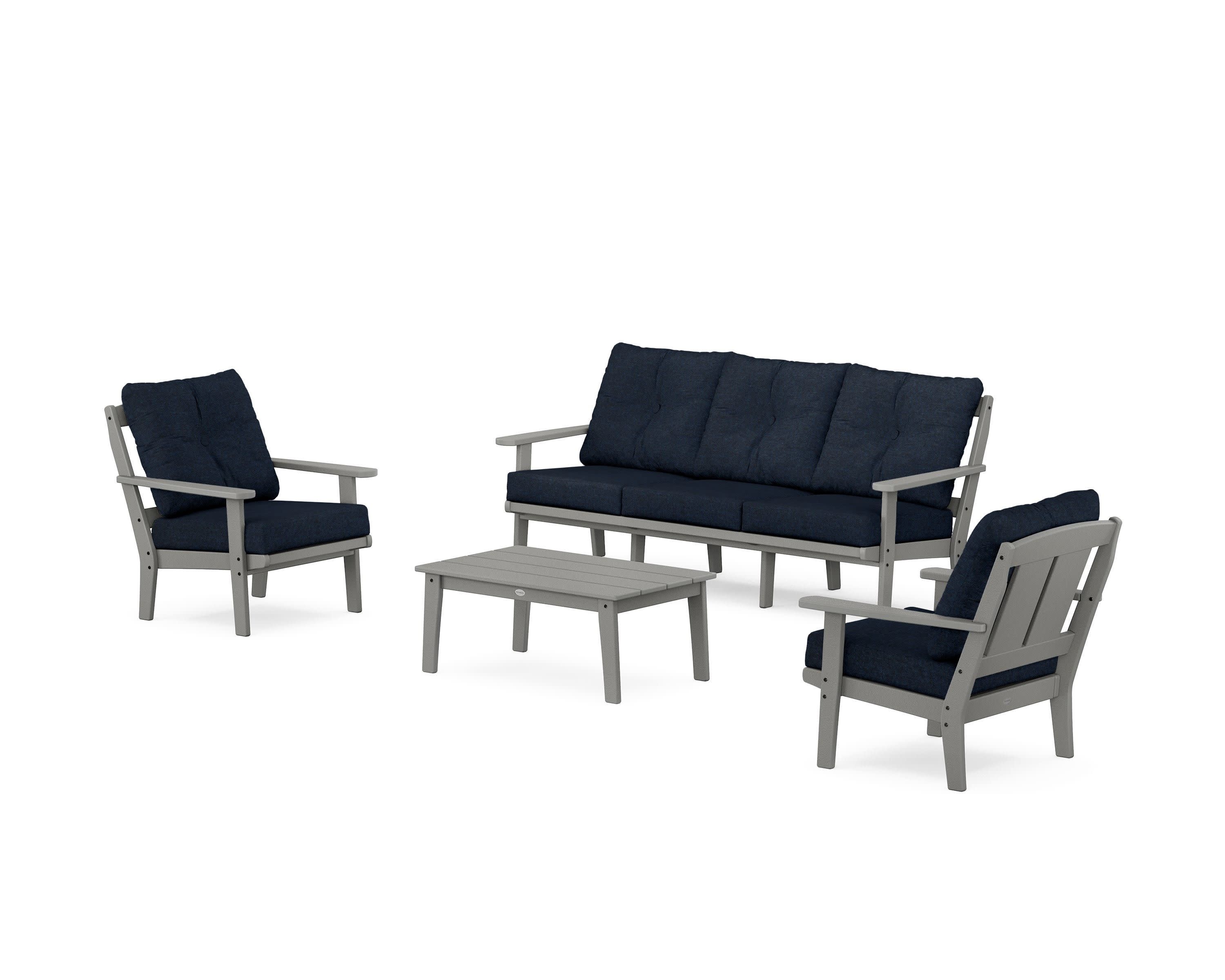 Mission 4-Piece Deep Seating Set with Sofa - Image 18