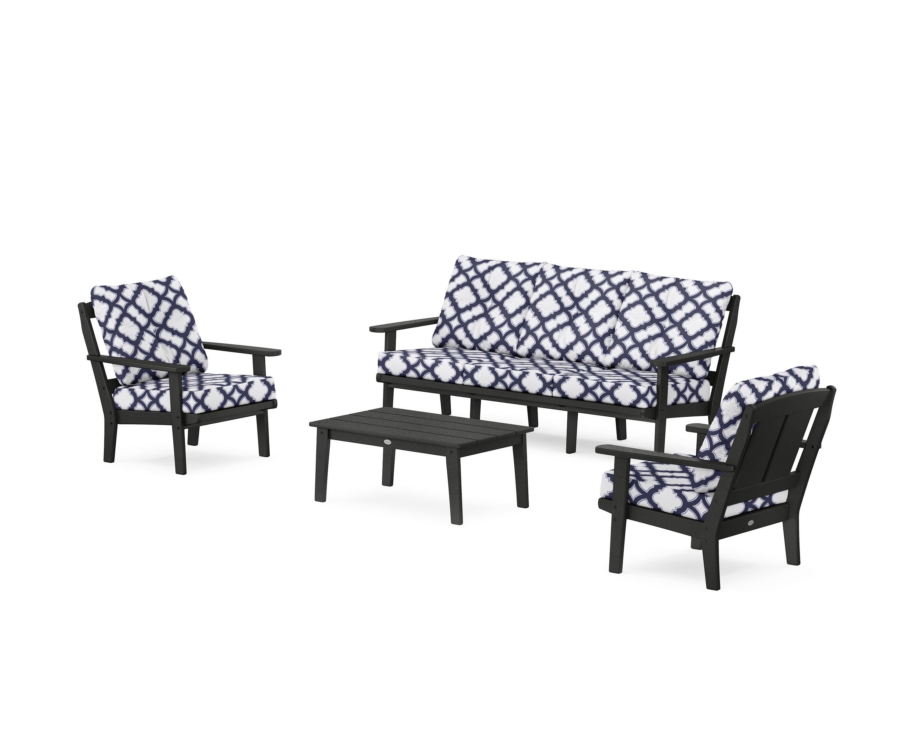 Mission 4-Piece Deep Seating Set with Sofa - Image 186