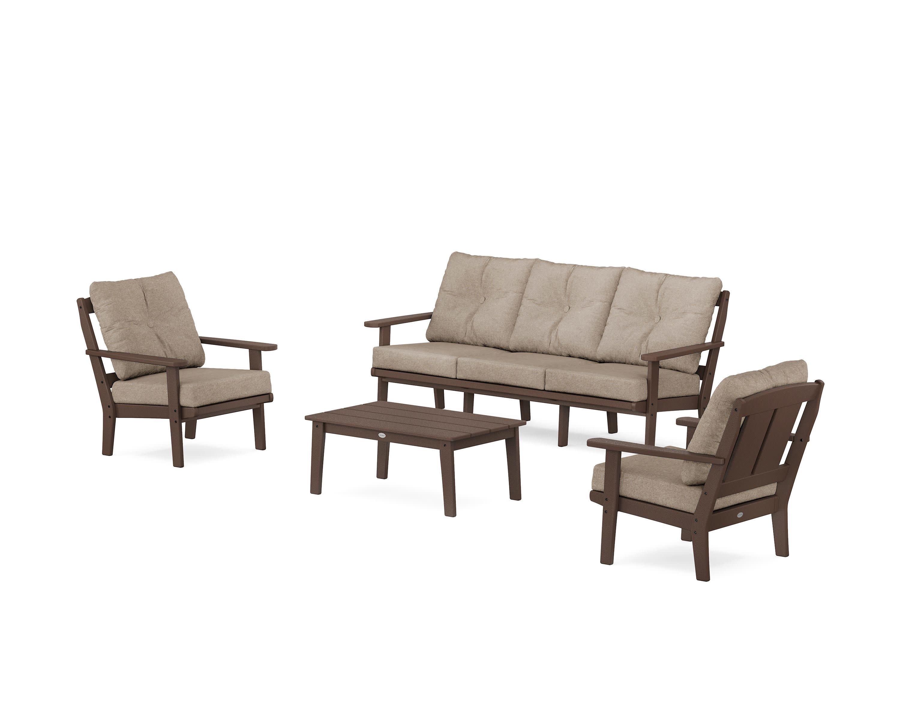 Mission 4-Piece Deep Seating Set with Sofa - Image 19