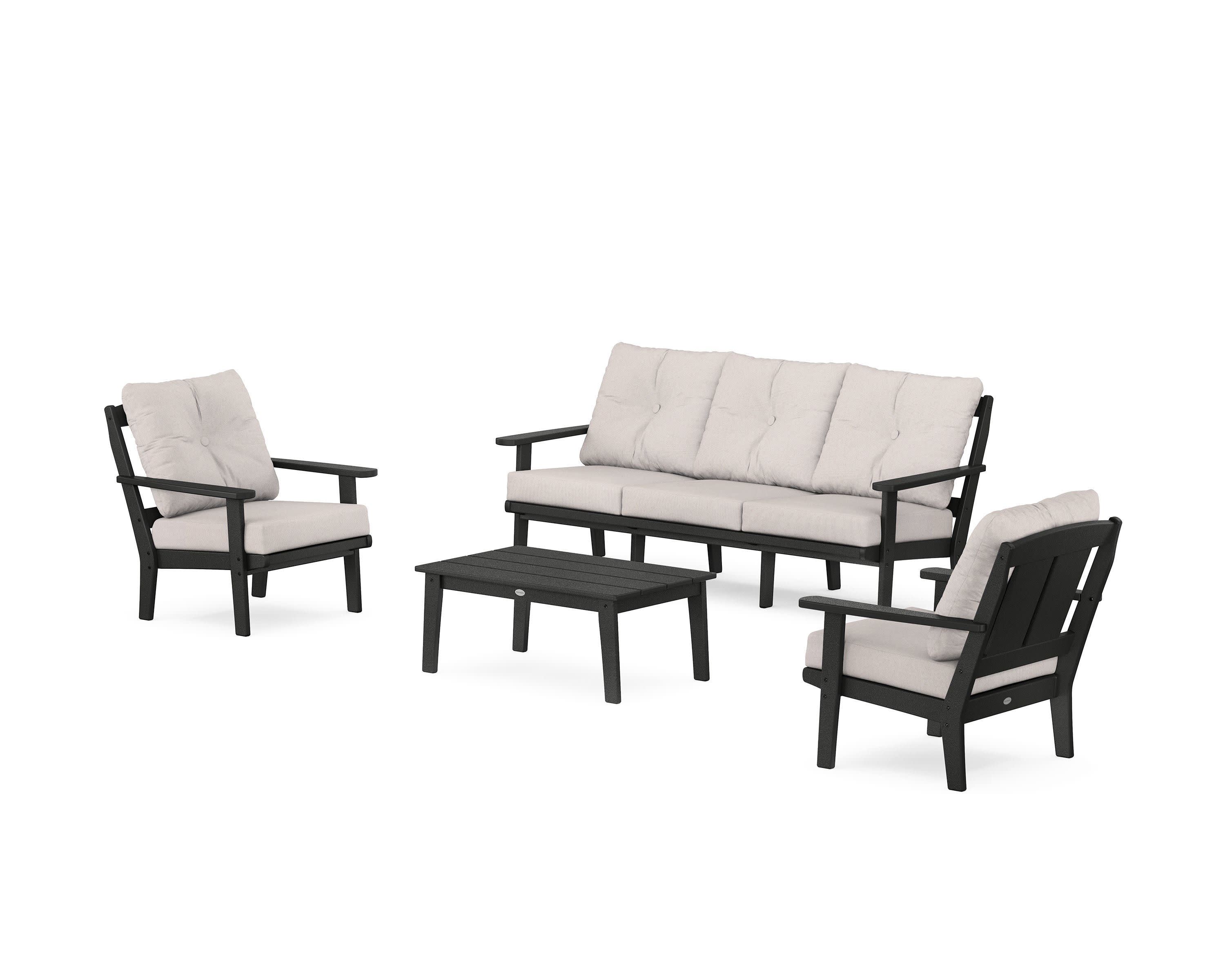 Mission 4-Piece Deep Seating Set with Sofa - Image 207