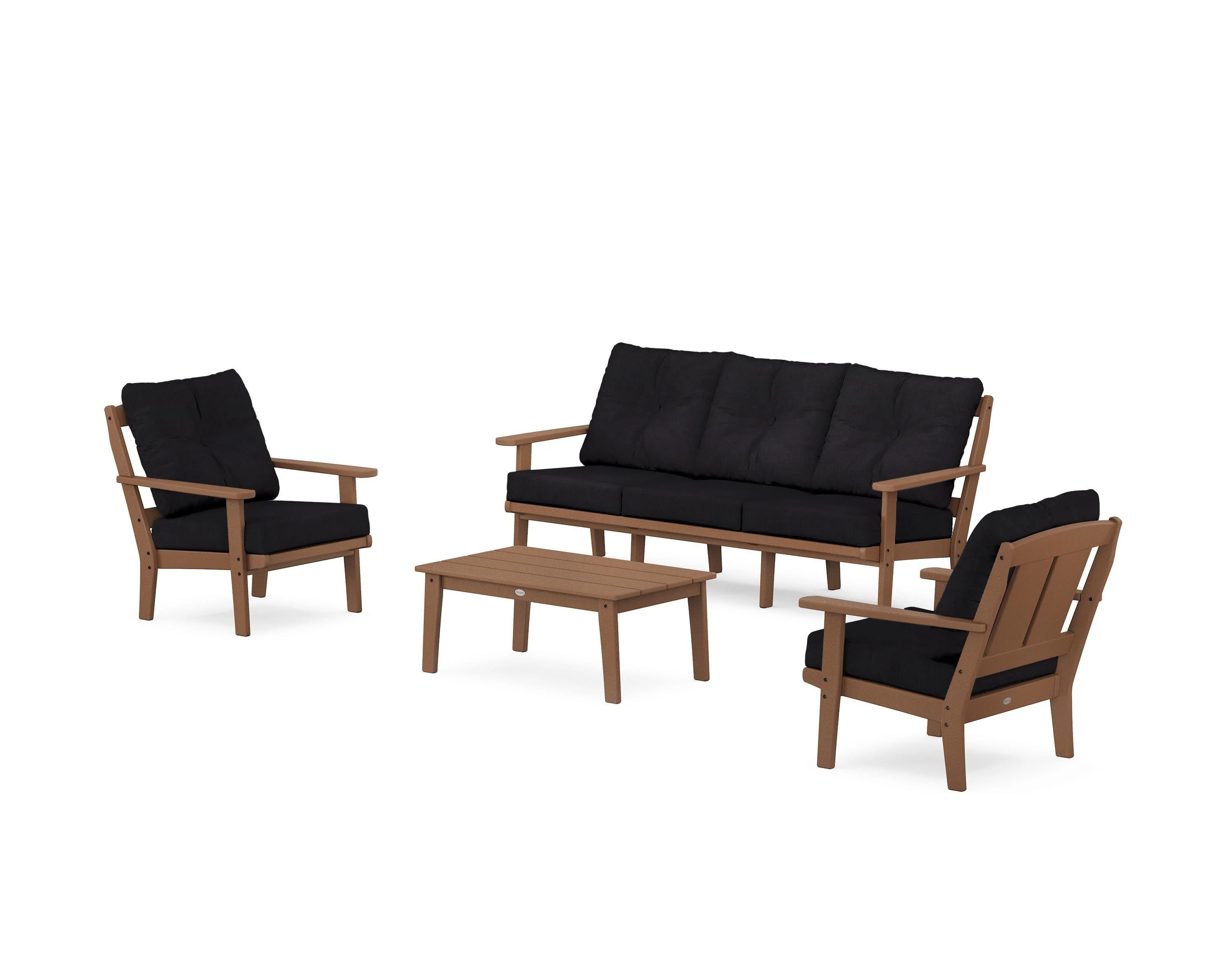 Mission 4-Piece Deep Seating Set with Sofa - Image 22
