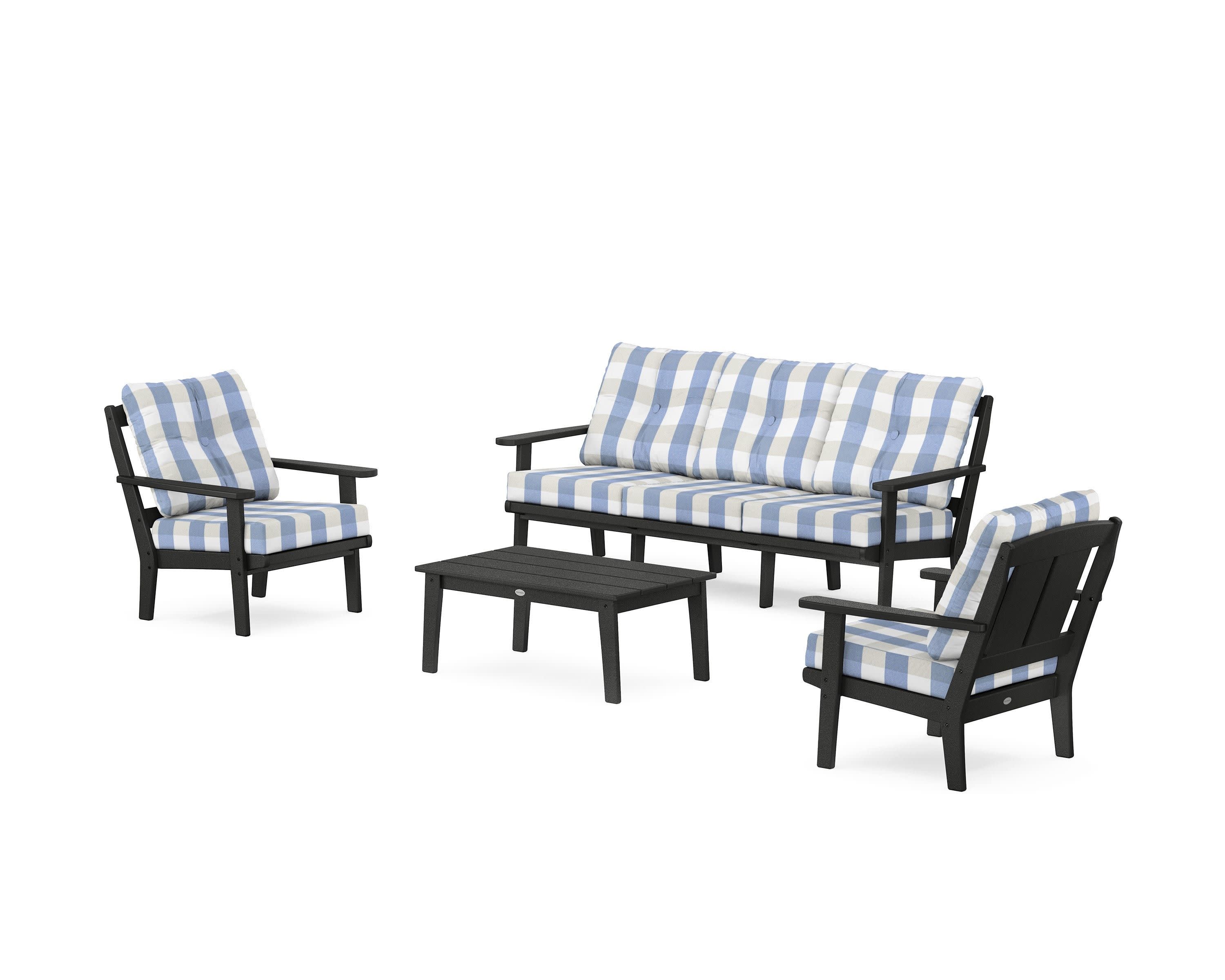 Mission 4-Piece Deep Seating Set with Sofa - Image 25