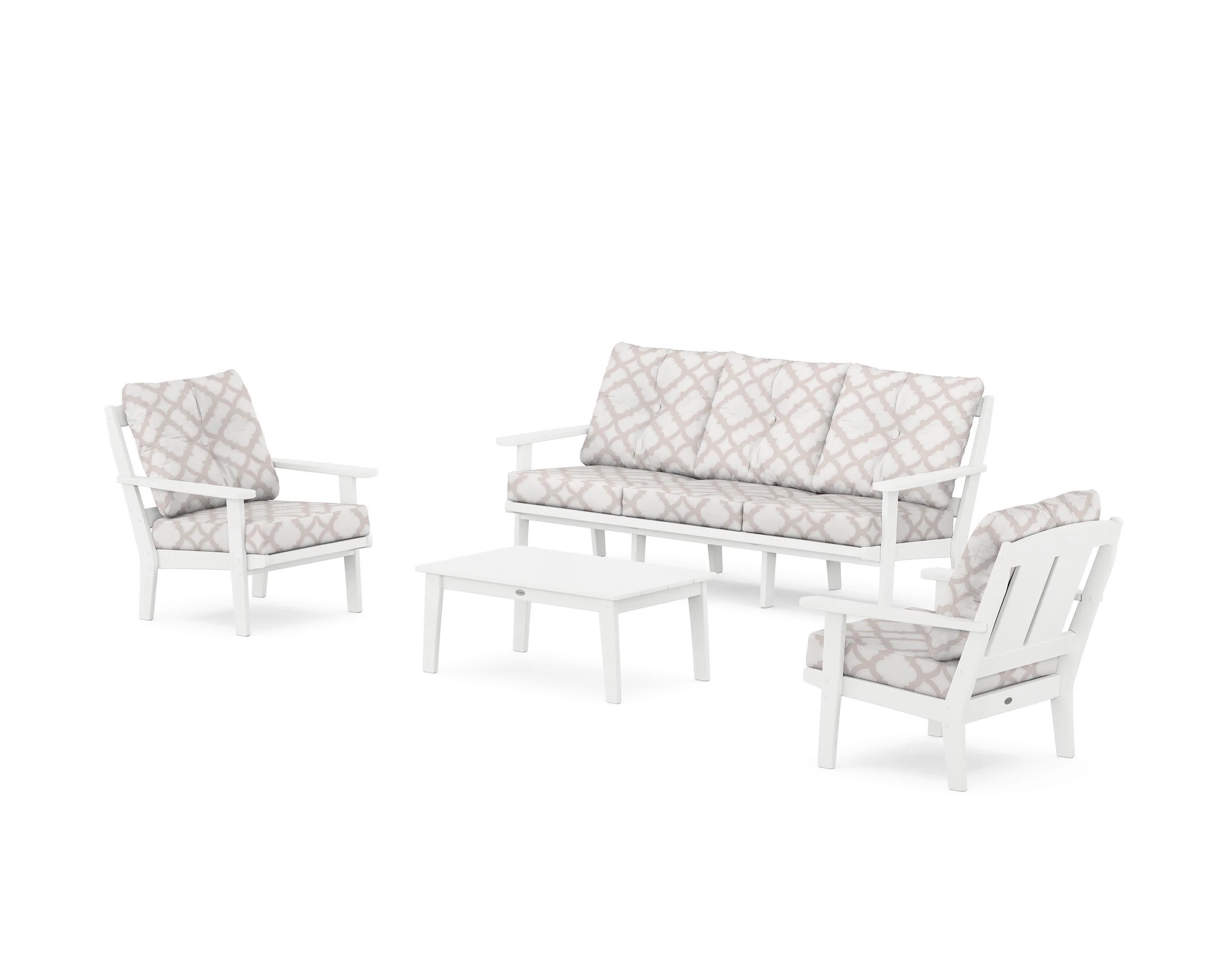 Mission 4-Piece Deep Seating Set with Sofa - Image 32