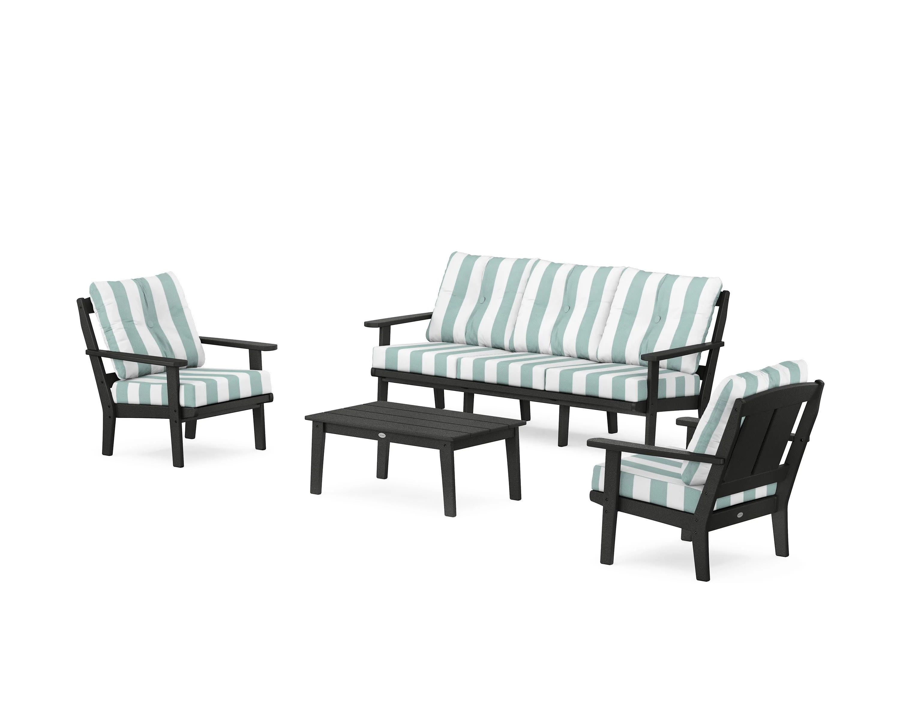 Mission 4-Piece Deep Seating Set with Sofa - Image 34