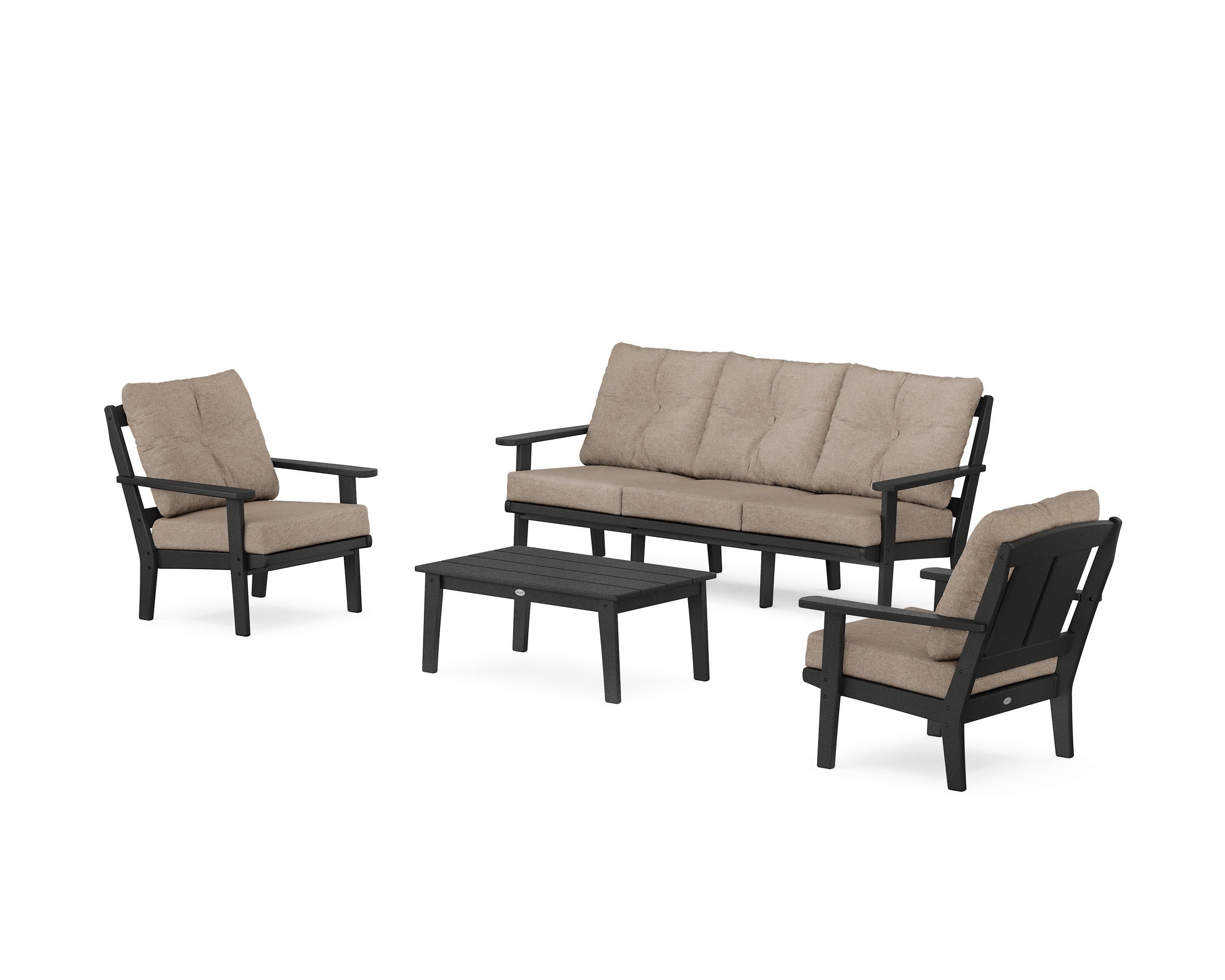 Mission 4-Piece Deep Seating Set with Sofa - Image 38