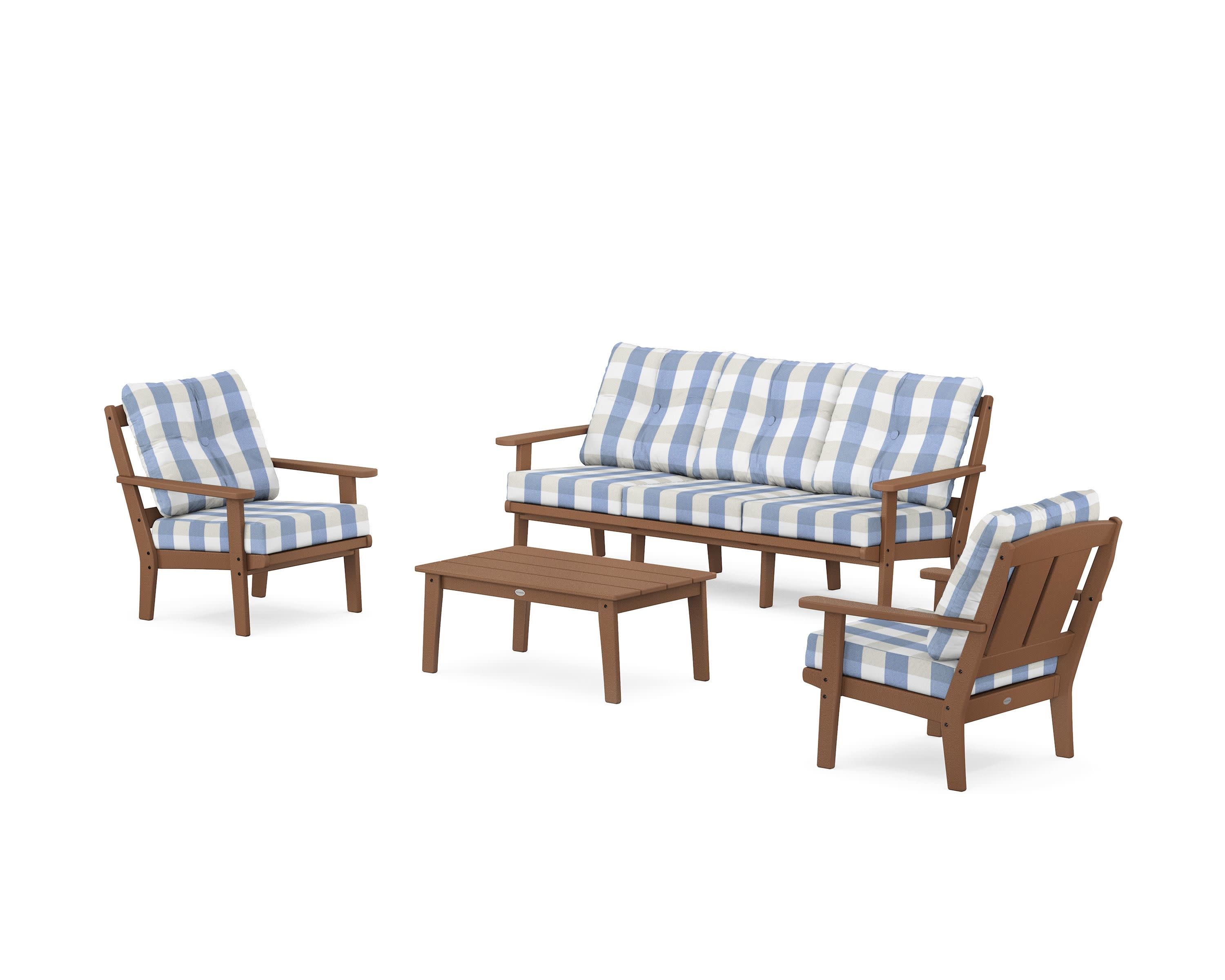 Mission 4-Piece Deep Seating Set with Sofa - Image 40