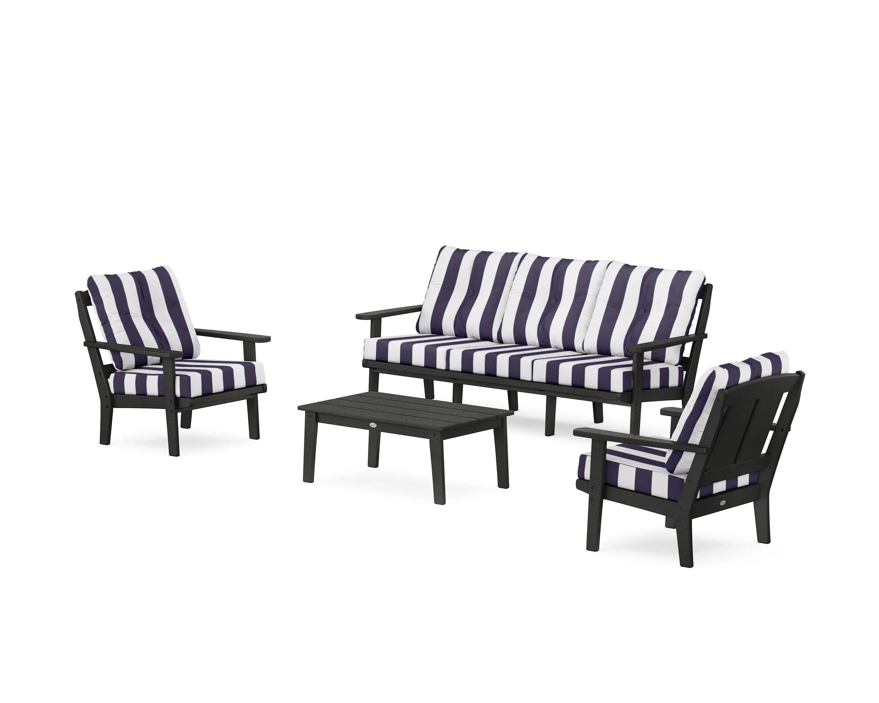 Mission 4-Piece Deep Seating Set with Sofa - Image 41