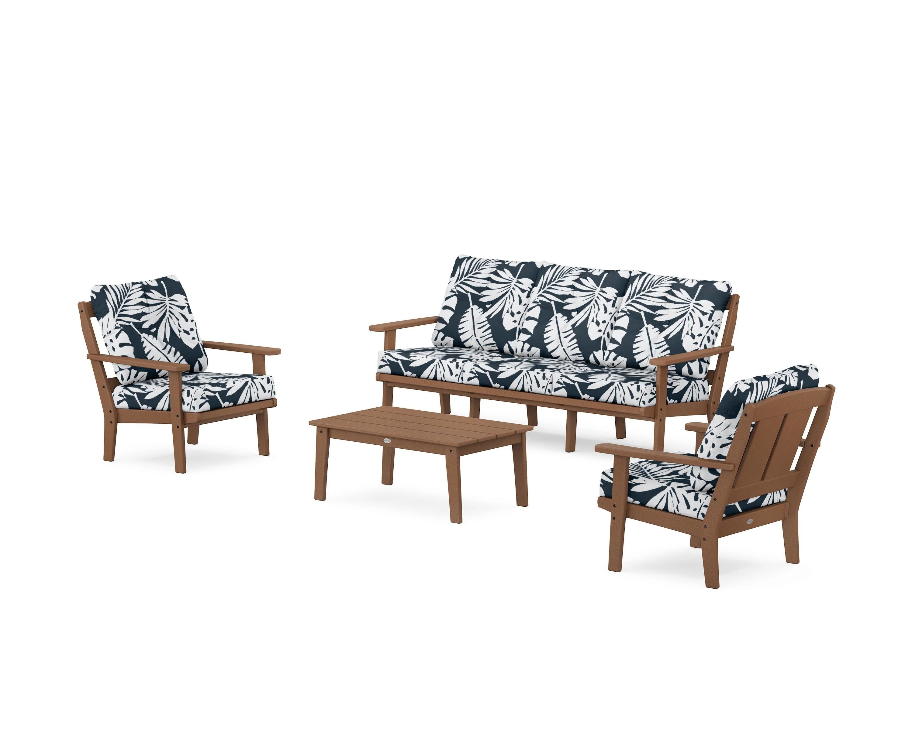 Mission 4-Piece Deep Seating Set with Sofa - Image 44