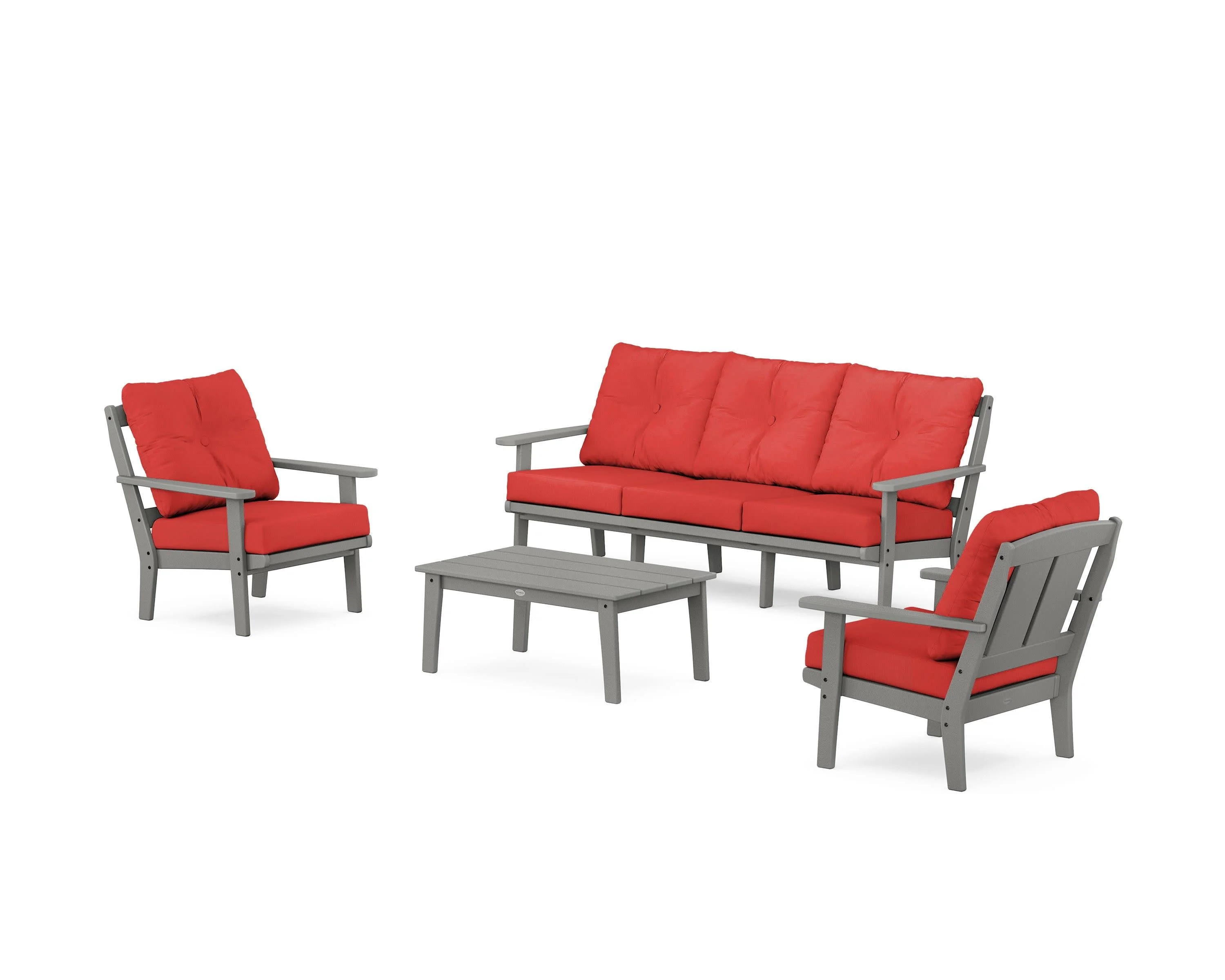 Mission 4-Piece Deep Seating Set with Sofa - Image 45