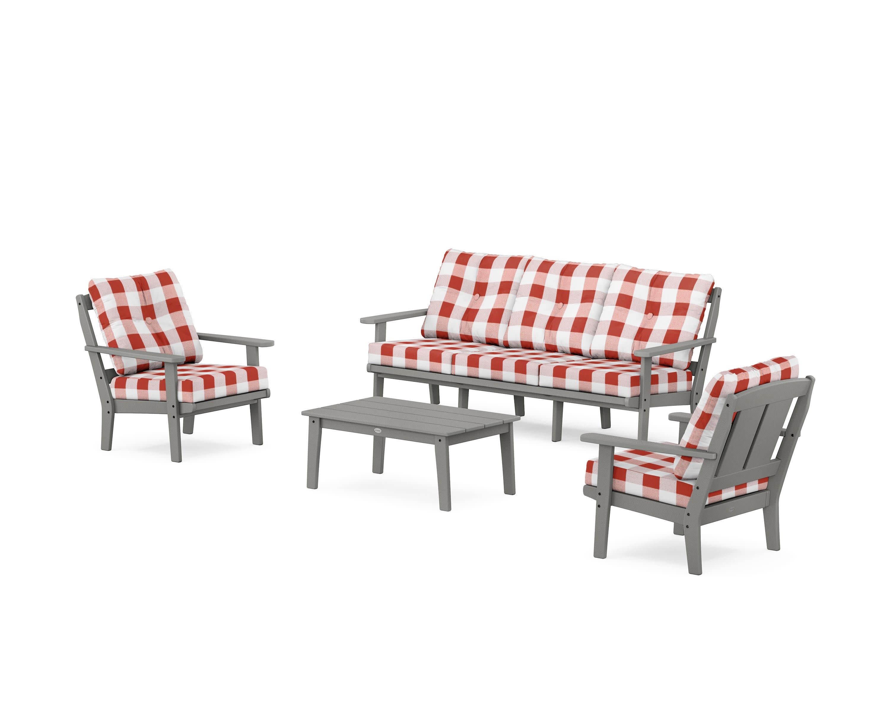 Mission 4-Piece Deep Seating Set with Sofa - Image 52