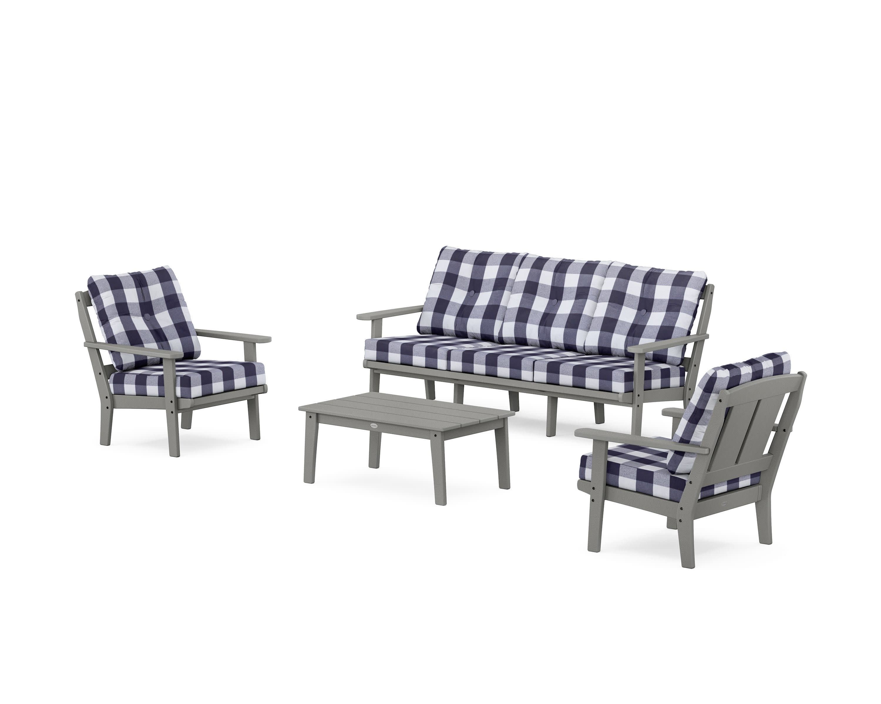 Mission 4-Piece Deep Seating Set with Sofa - Image 59