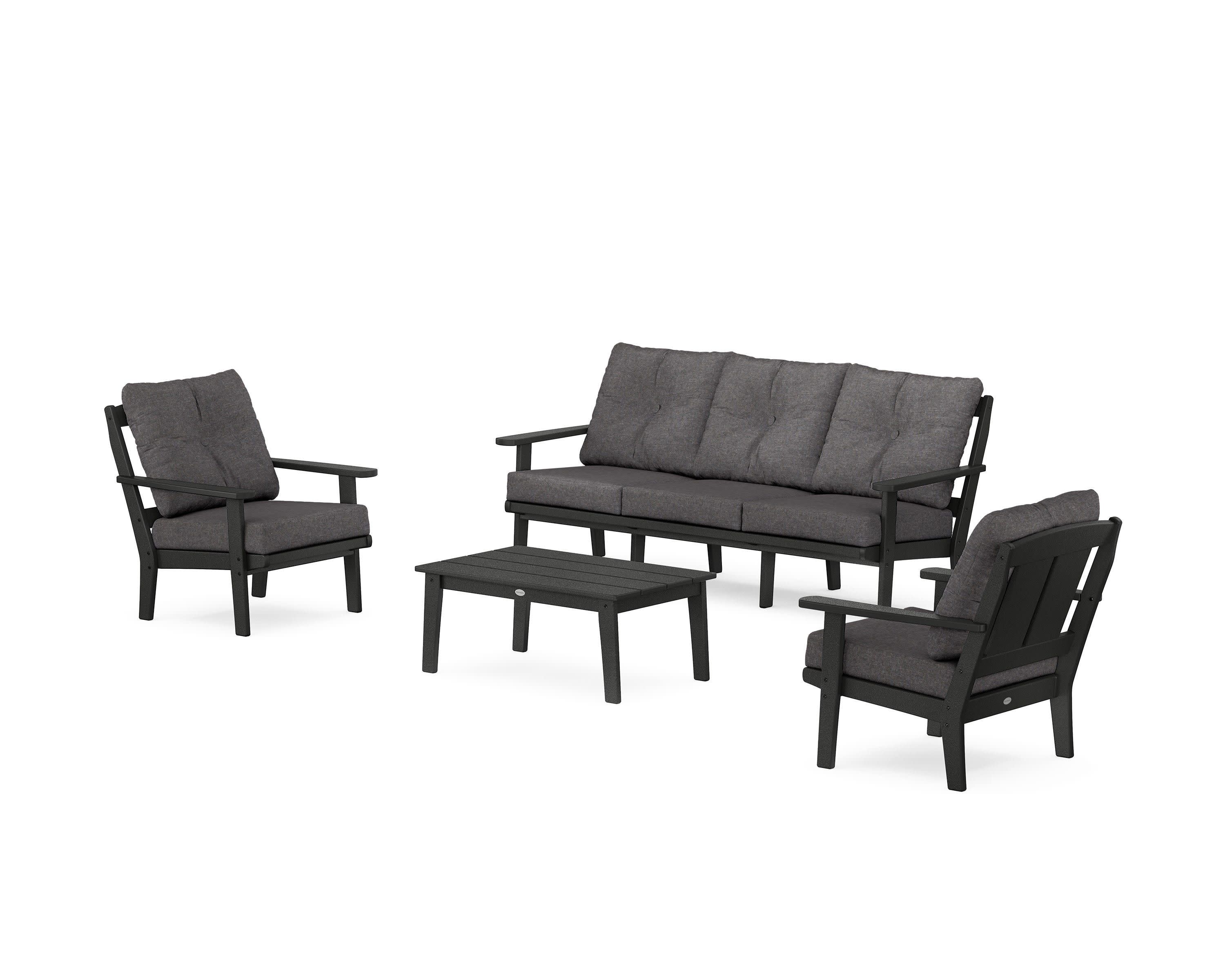 Mission 4-Piece Deep Seating Set with Sofa - Image 61
