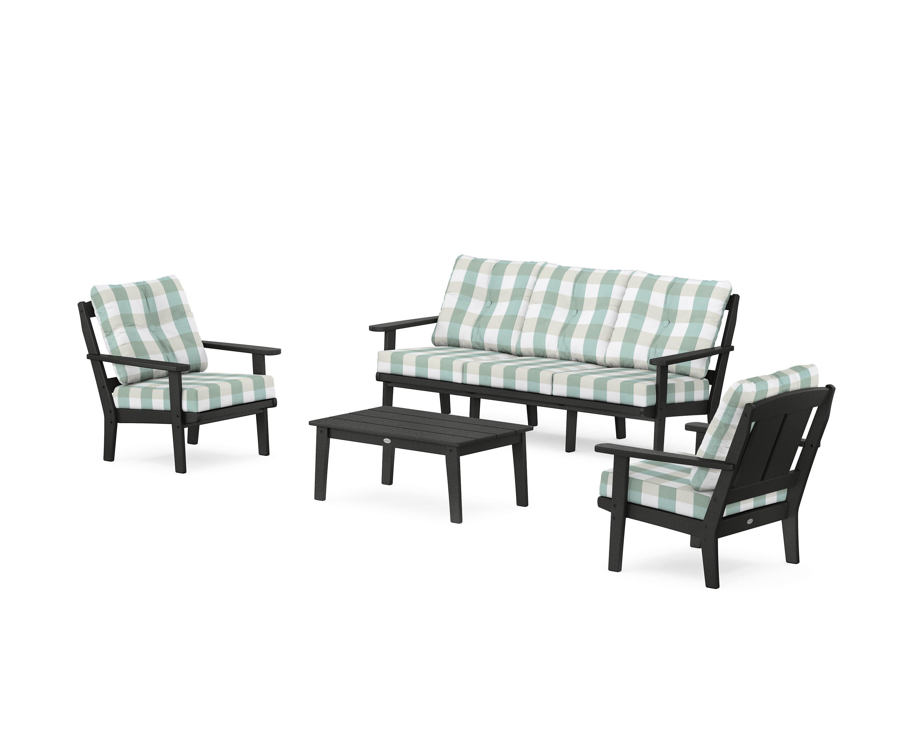 Mission 4-Piece Deep Seating Set with Sofa - Image 63