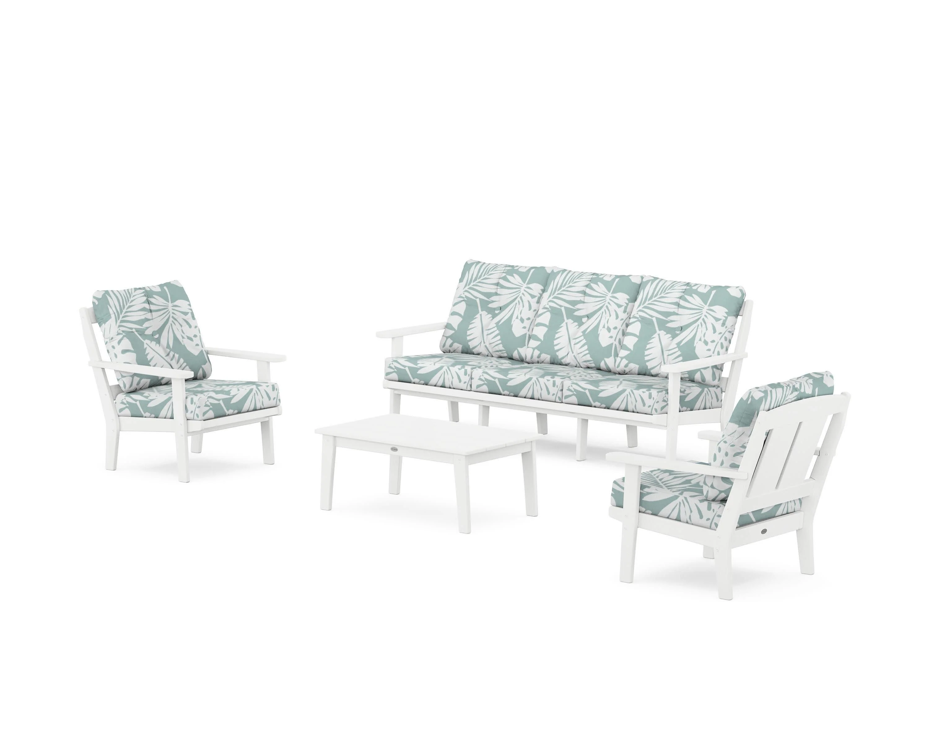 Mission 4-Piece Deep Seating Set with Sofa - Image 64