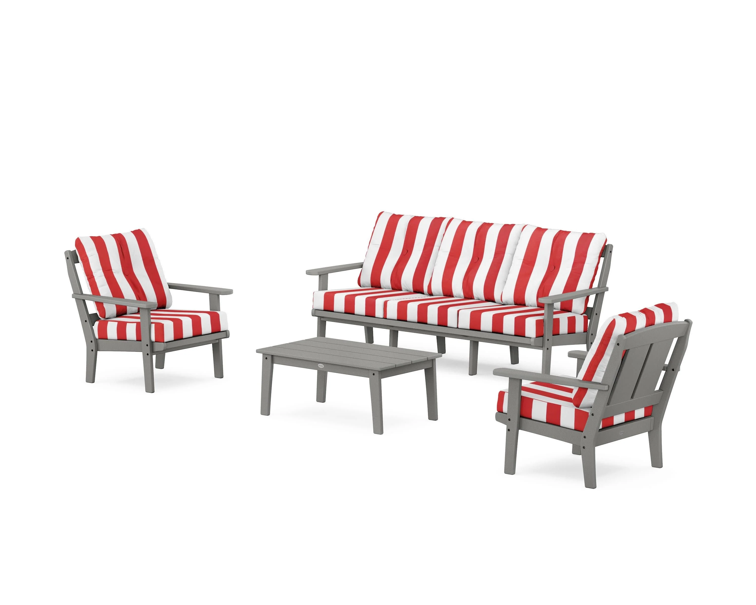 Mission 4-Piece Deep Seating Set with Sofa - Image 65