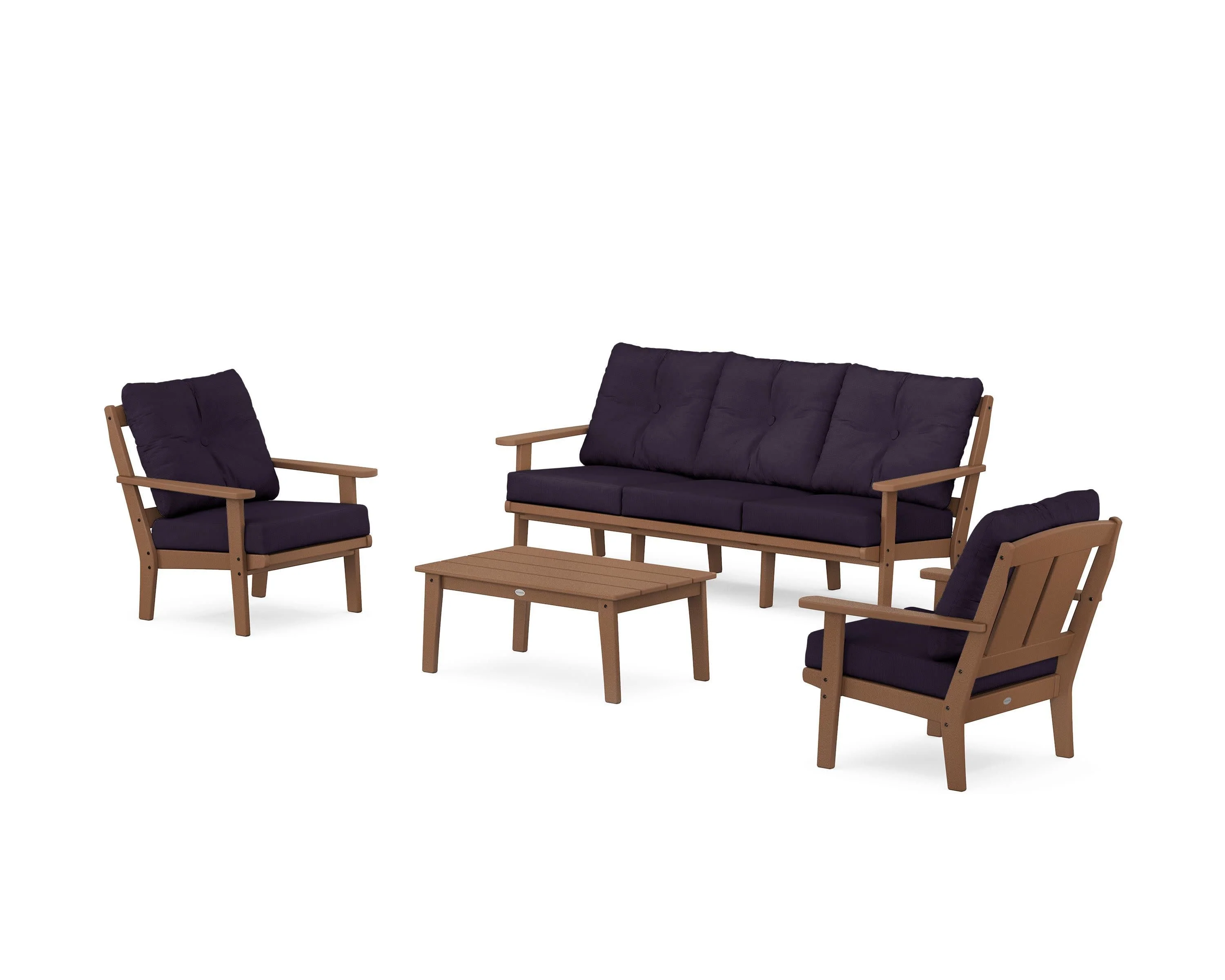 Mission 4-Piece Deep Seating Set with Sofa - Image 79