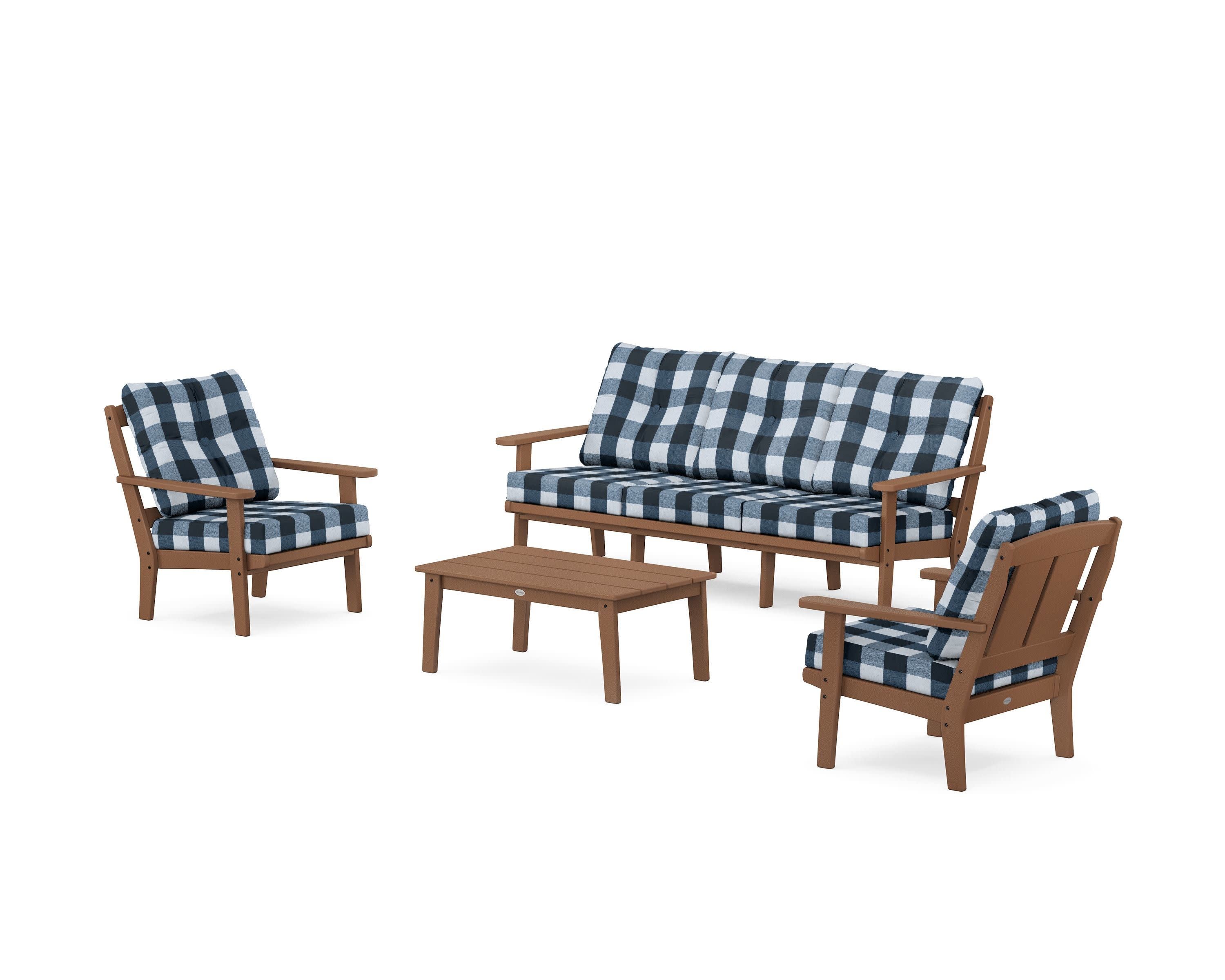 Mission 4-Piece Deep Seating Set with Sofa - Image 81
