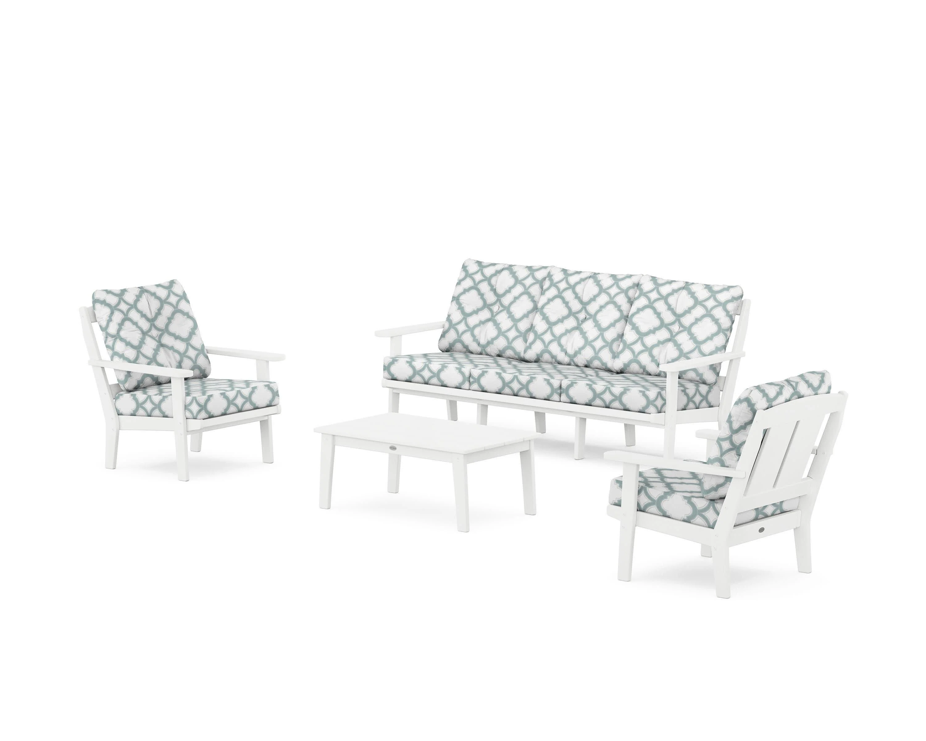Mission 4-Piece Deep Seating Set with Sofa - Image 82