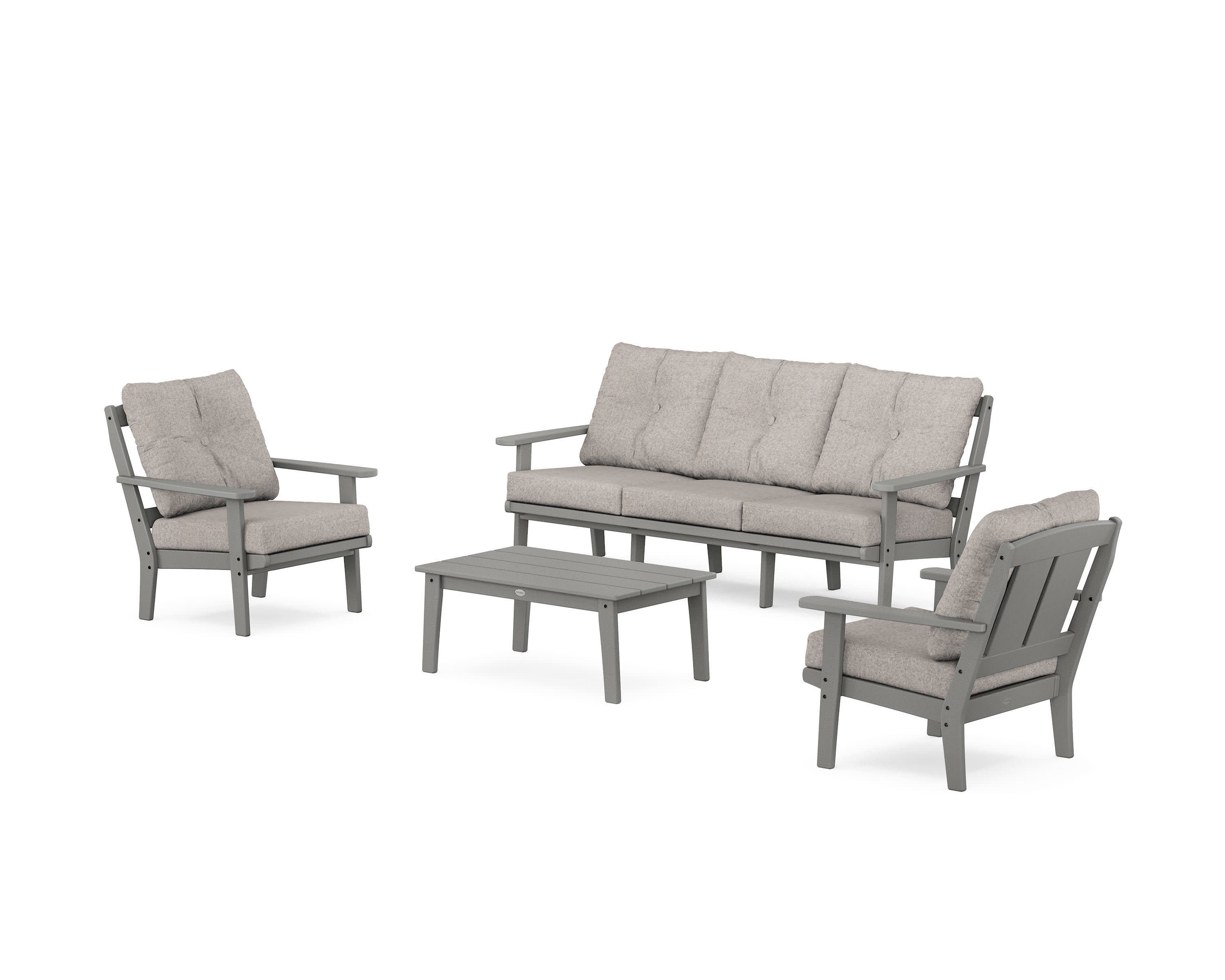 Mission 4-Piece Deep Seating Set with Sofa - Image 87