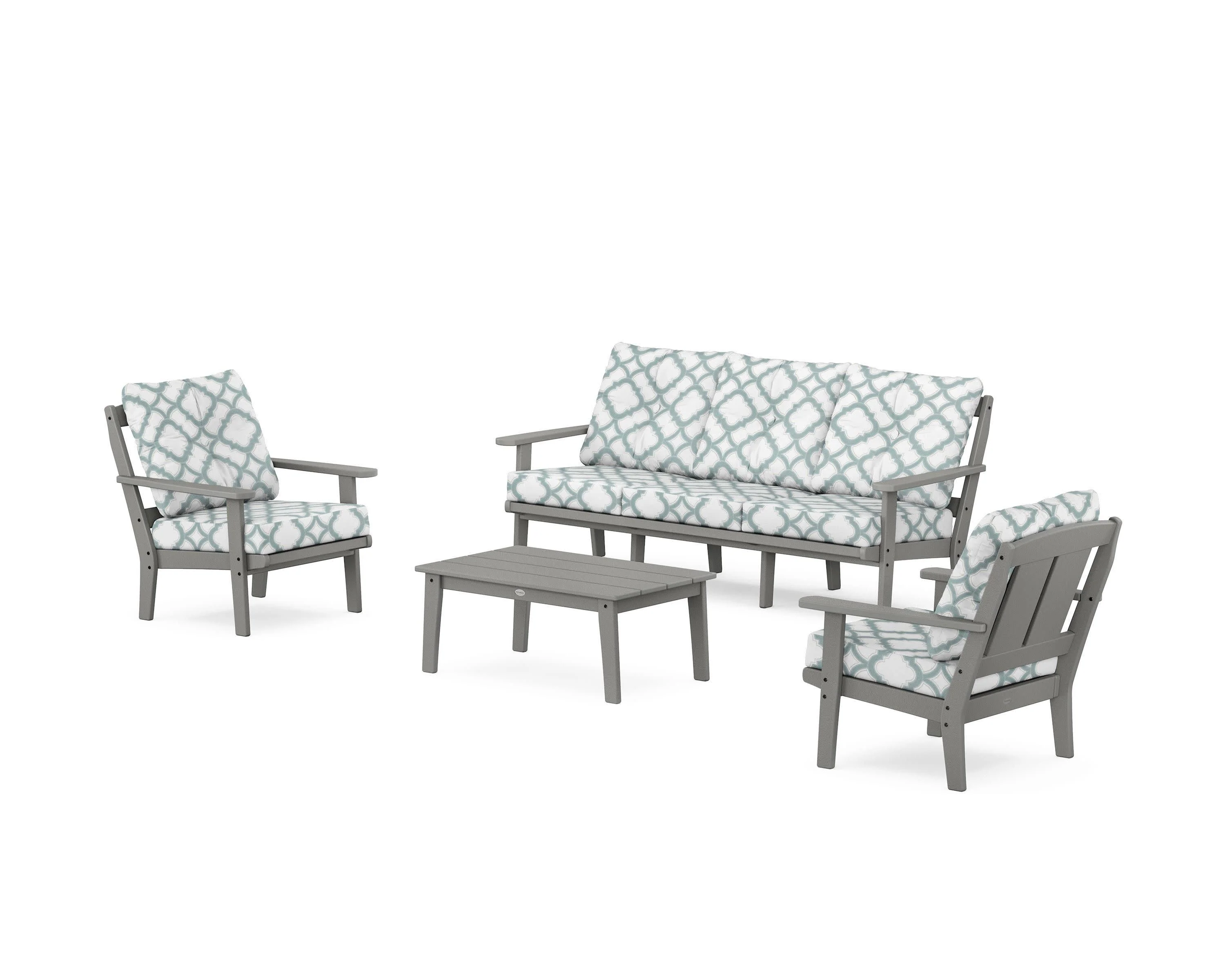 Mission 4-Piece Deep Seating Set with Sofa - Image 91