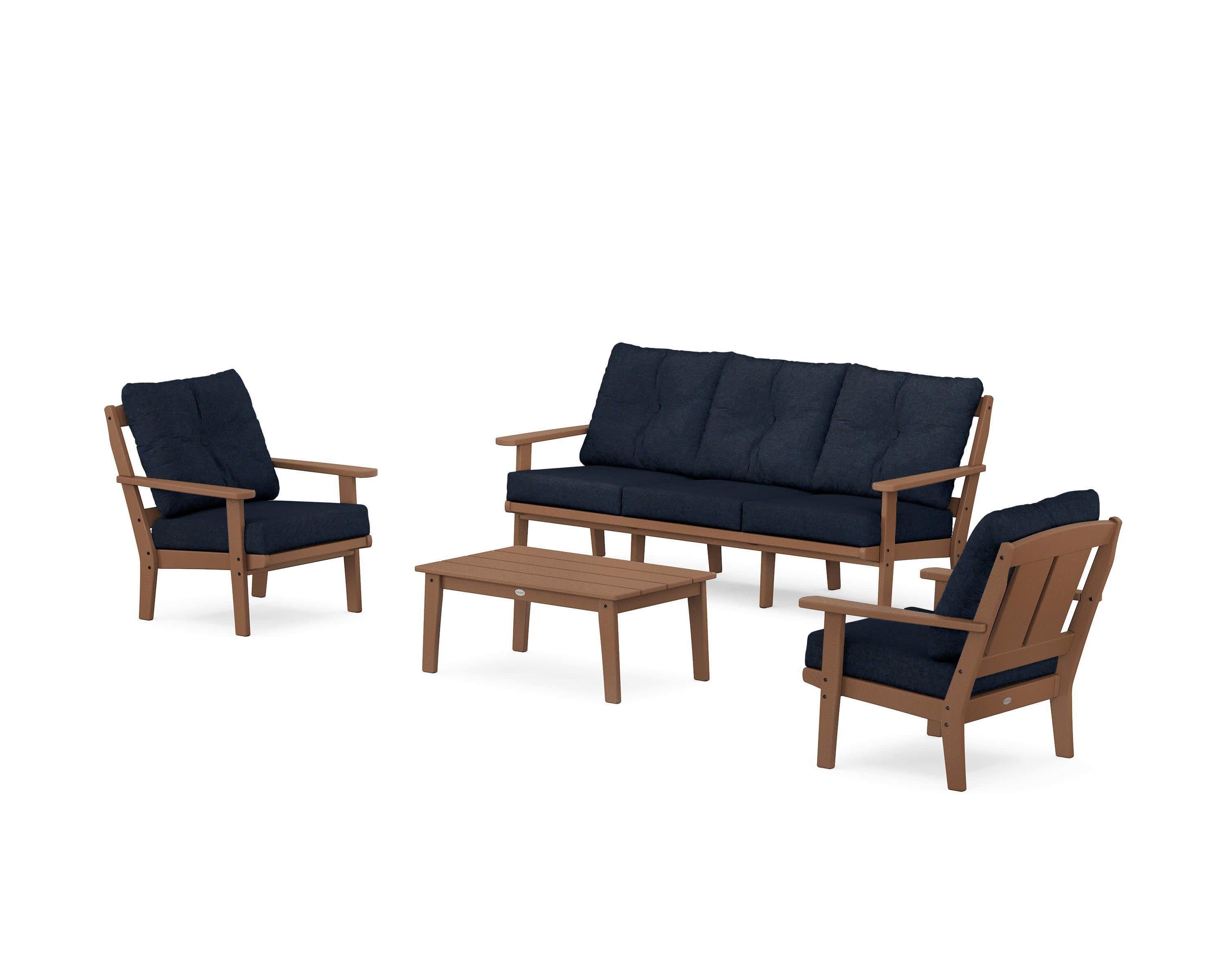 Mission 4-Piece Deep Seating Set with Sofa - Image 92