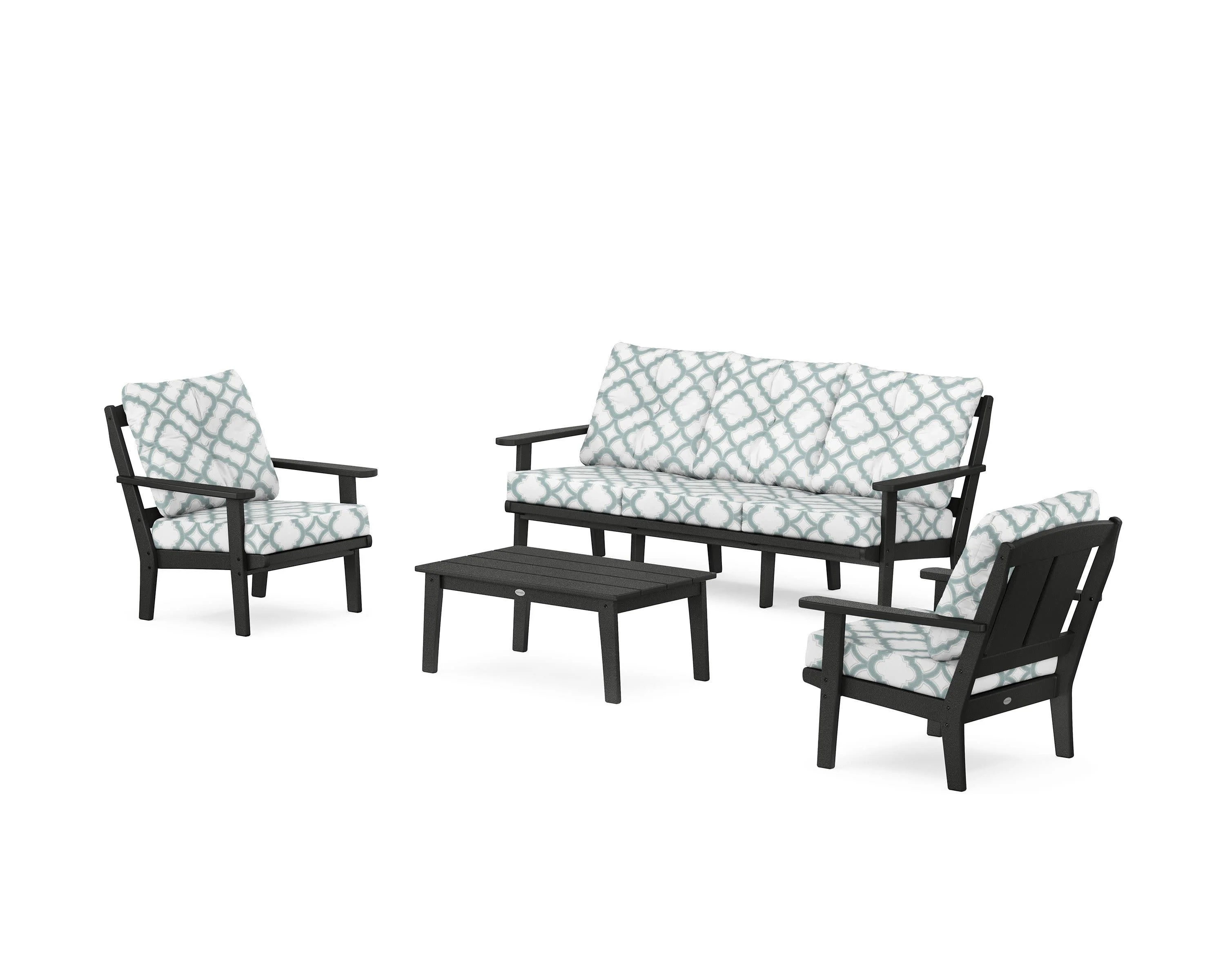 Mission 4-Piece Deep Seating Set with Sofa - Image 93