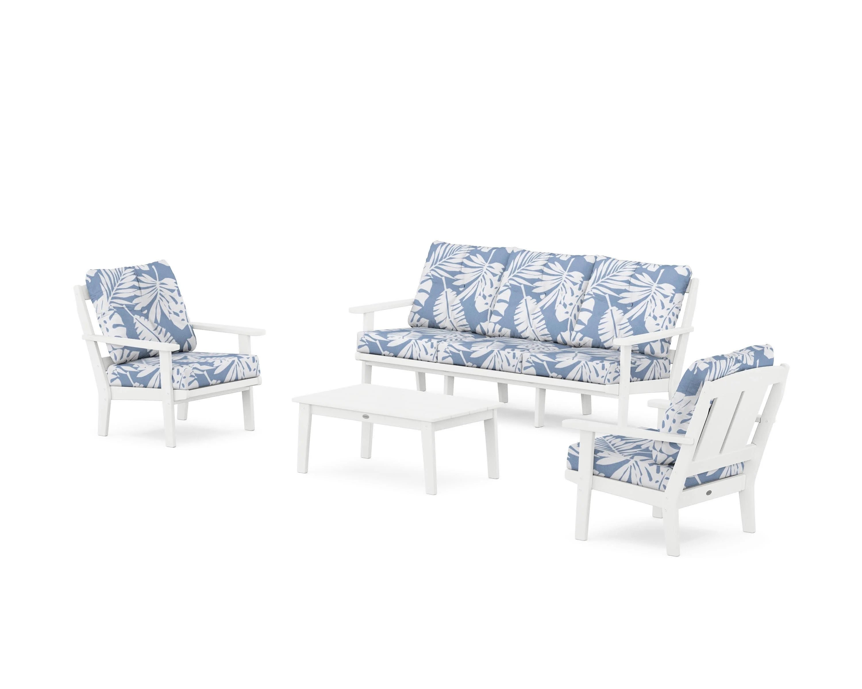 Mission 4-Piece Deep Seating Set with Sofa - Image 99