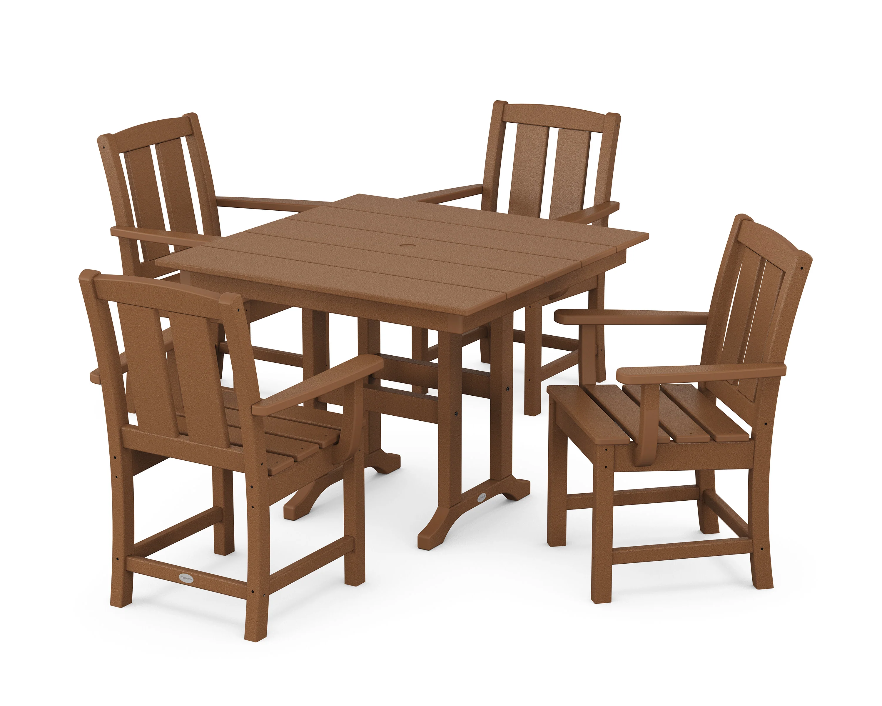 Mission 5-Piece Farmhouse Dining Set - Image 8