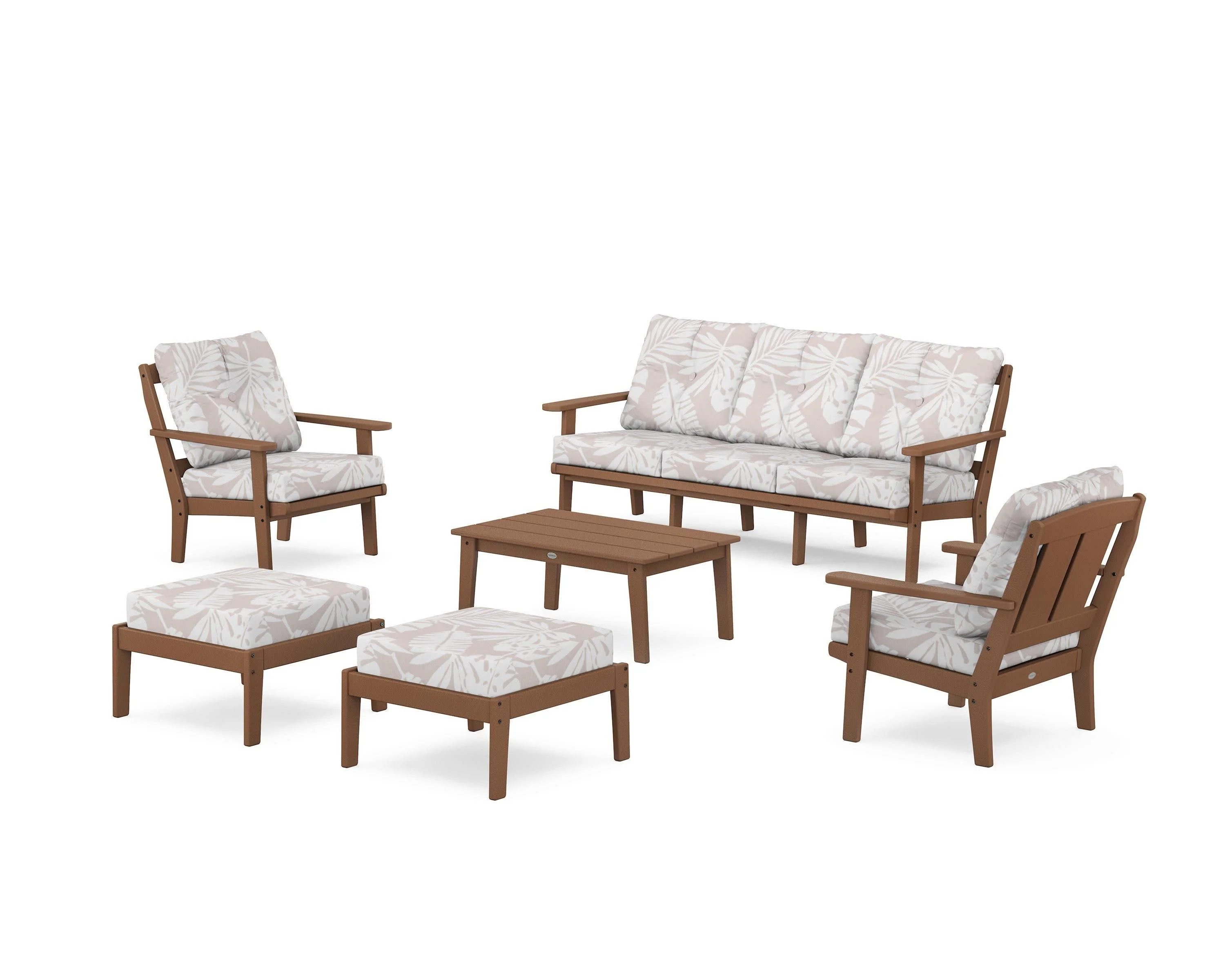 Mission 6-Piece Lounge Sofa Set - Image 106