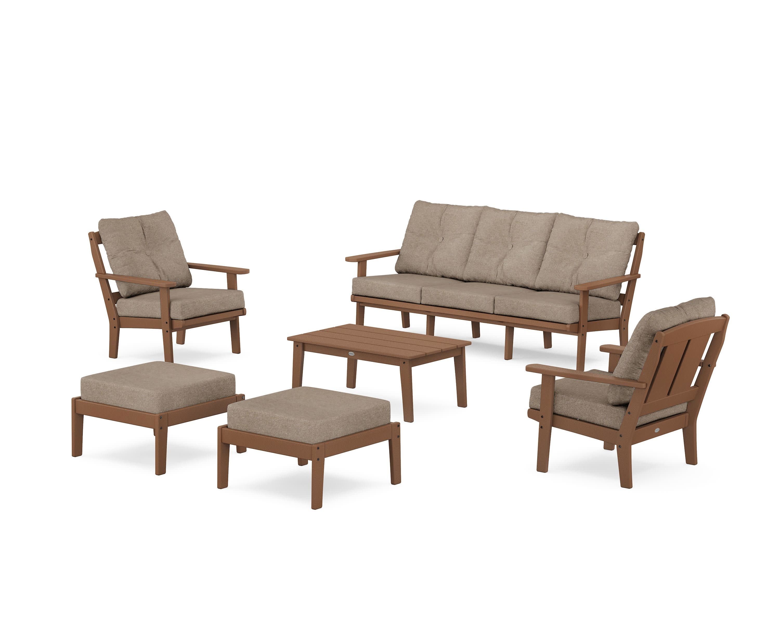 Mission 6-Piece Lounge Sofa Set - Image 110