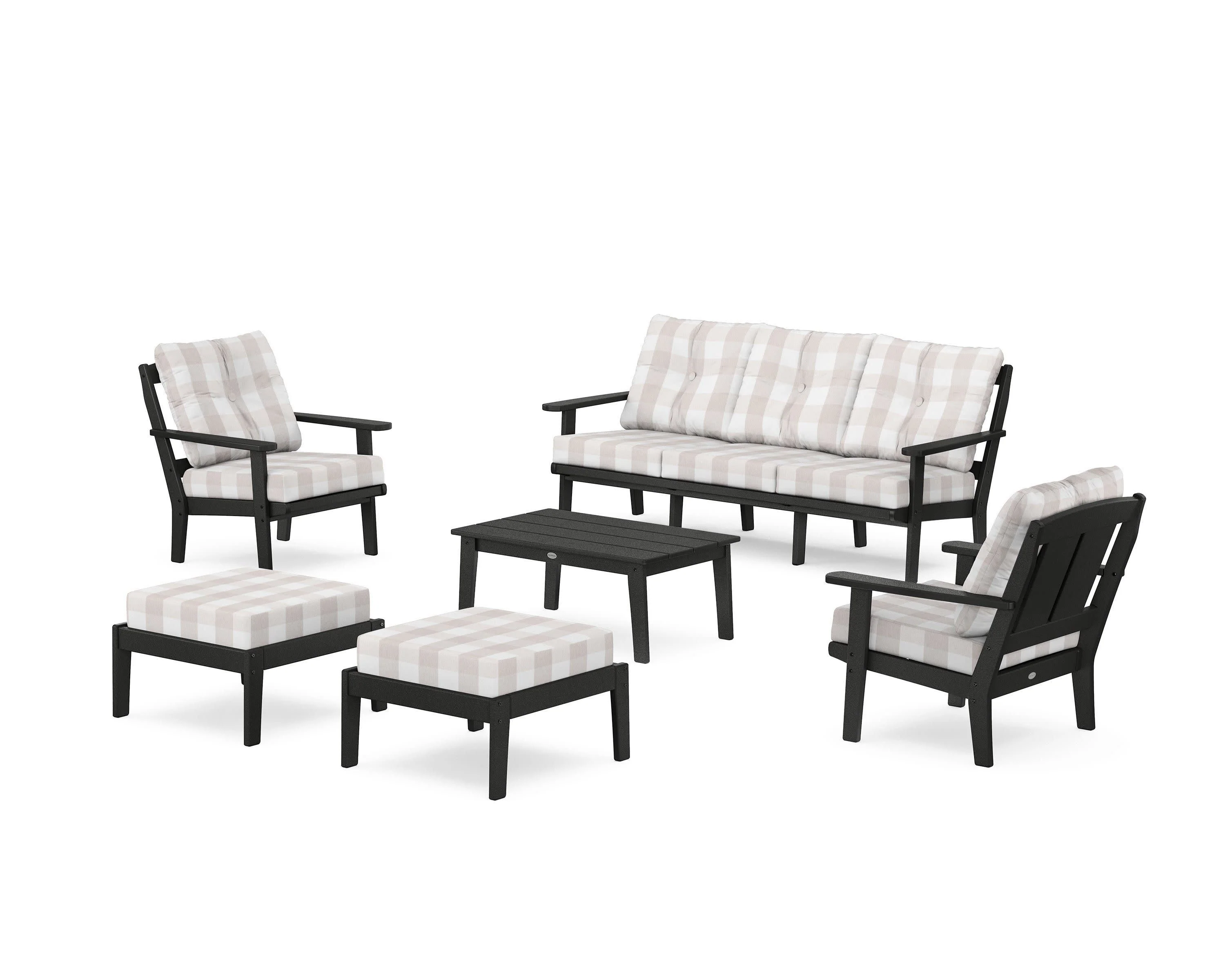 Mission 6-Piece Lounge Sofa Set - Image 12