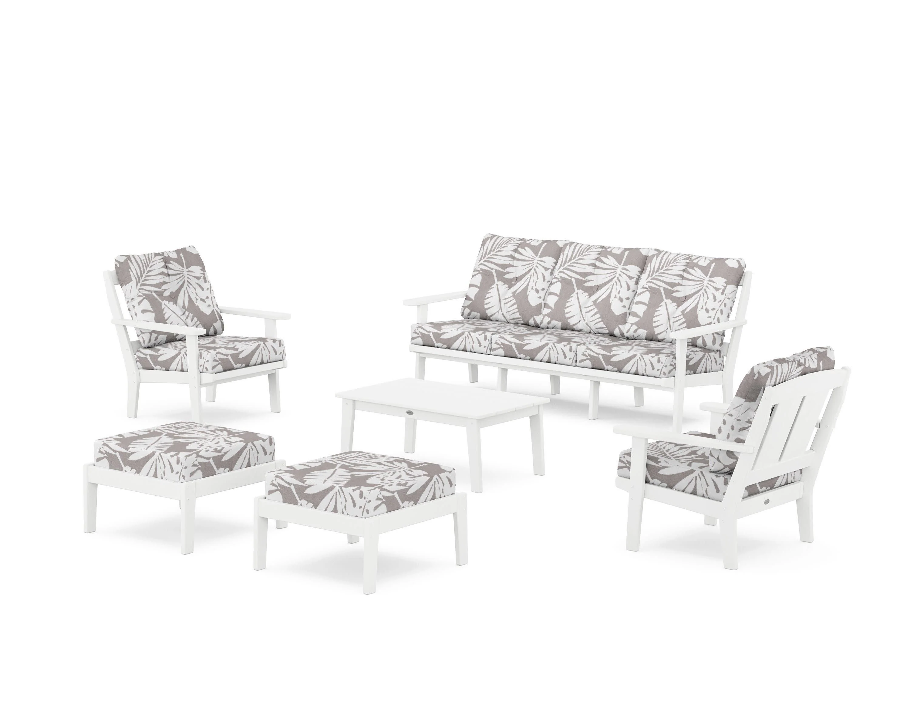 Mission 6-Piece Lounge Sofa Set - Image 124