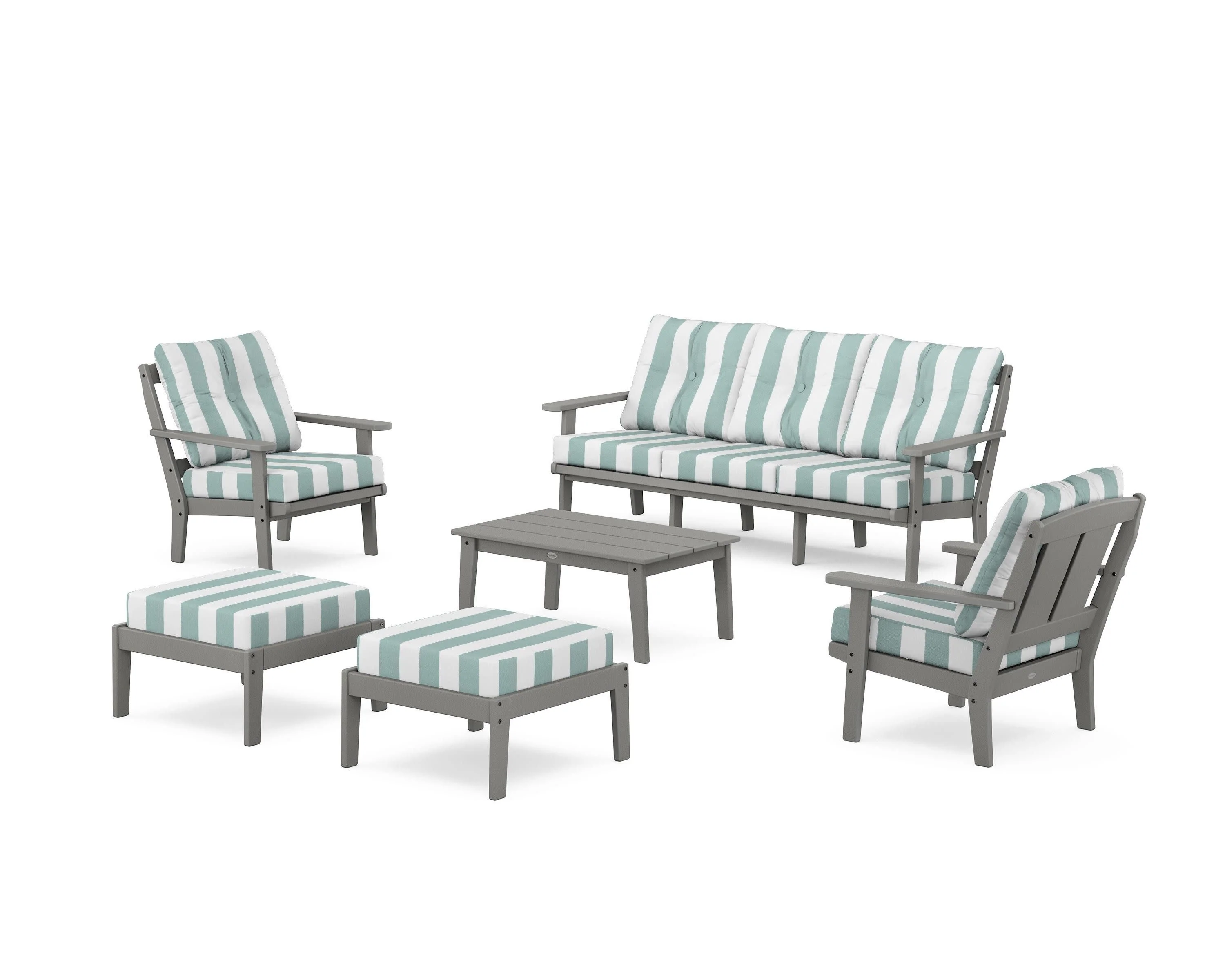 Mission 6-Piece Lounge Sofa Set - Image 151