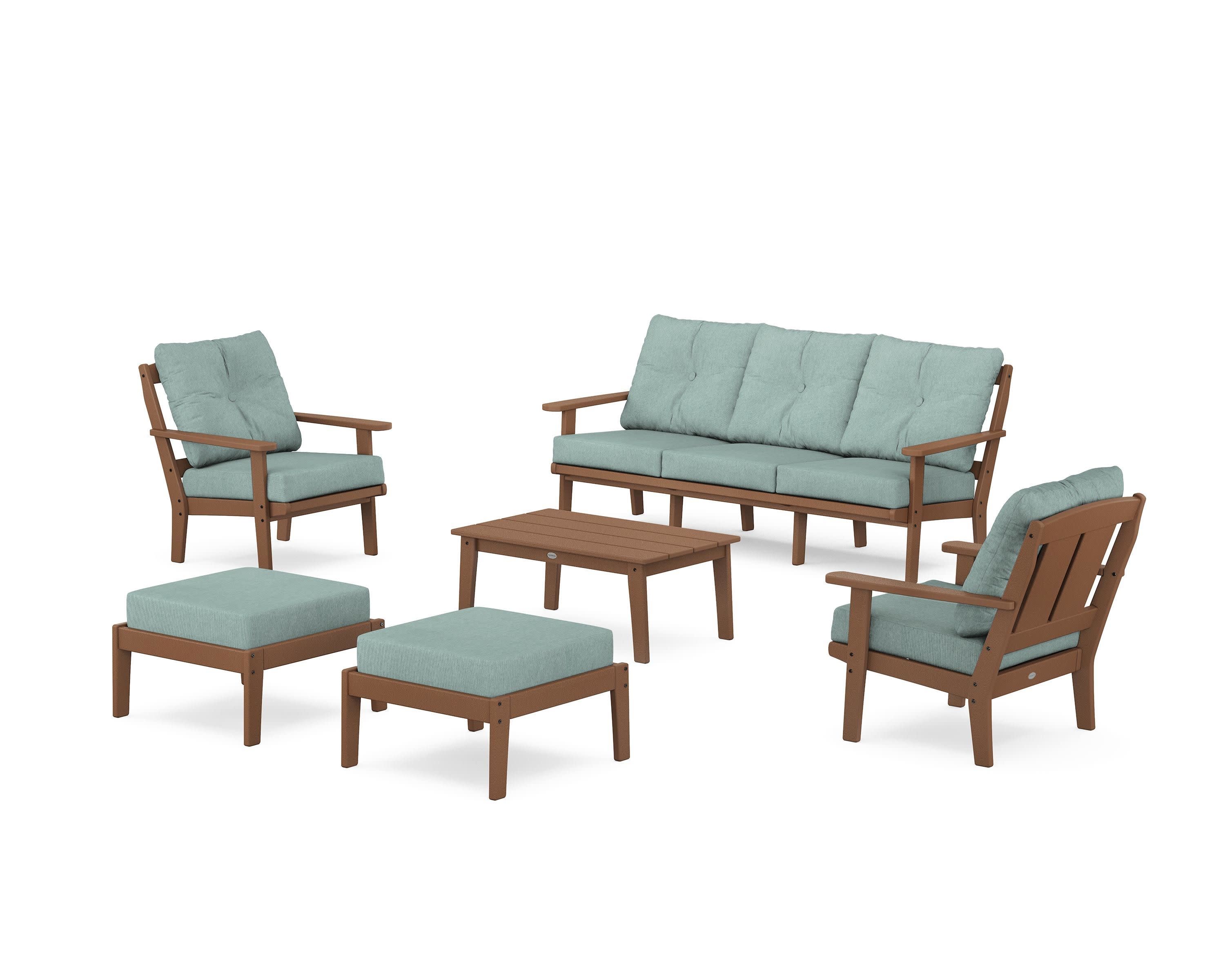 Mission 6-Piece Lounge Sofa Set - Image 153