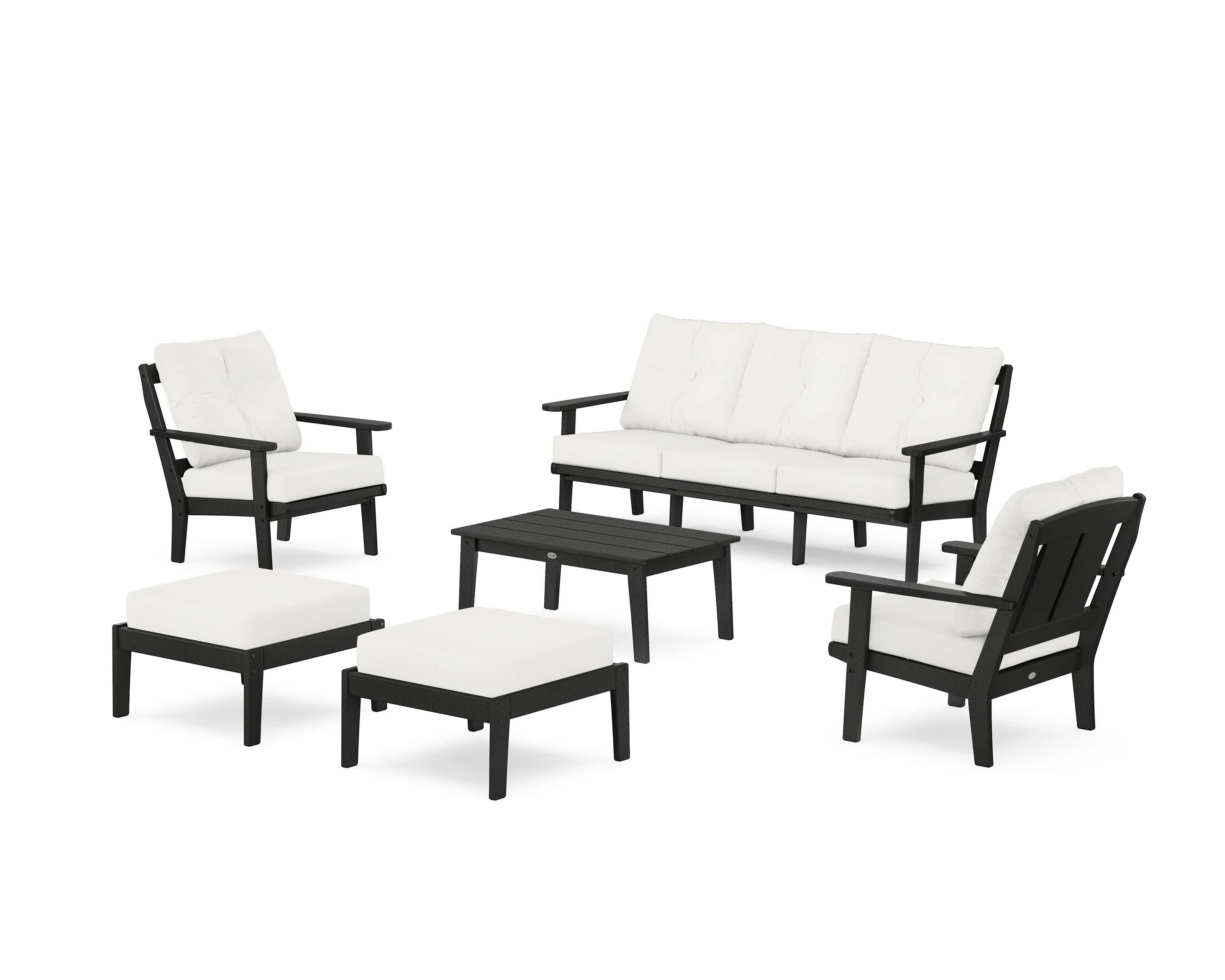 Mission 6-Piece Lounge Sofa Set - Image 155