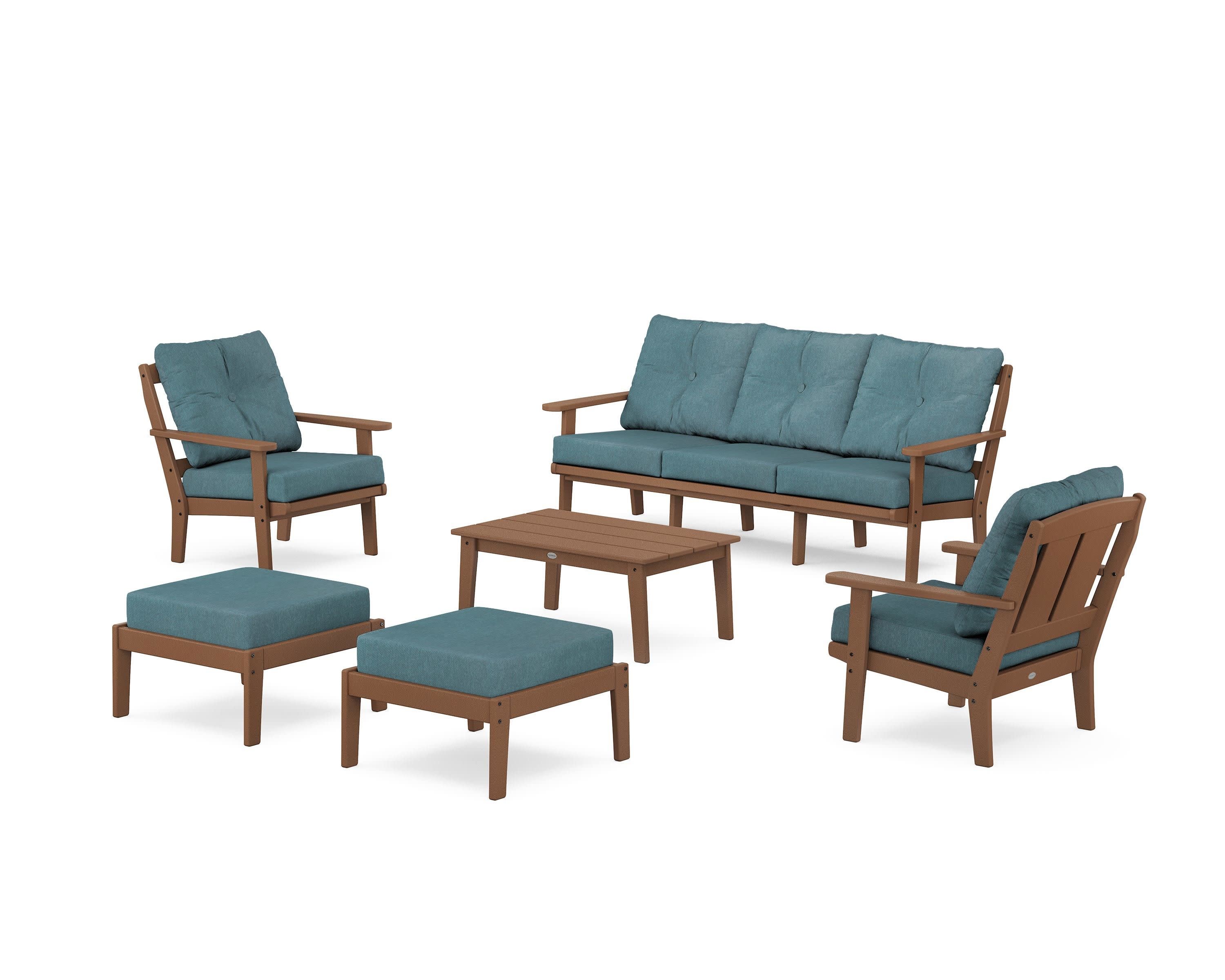 Mission 6-Piece Lounge Sofa Set - Image 158