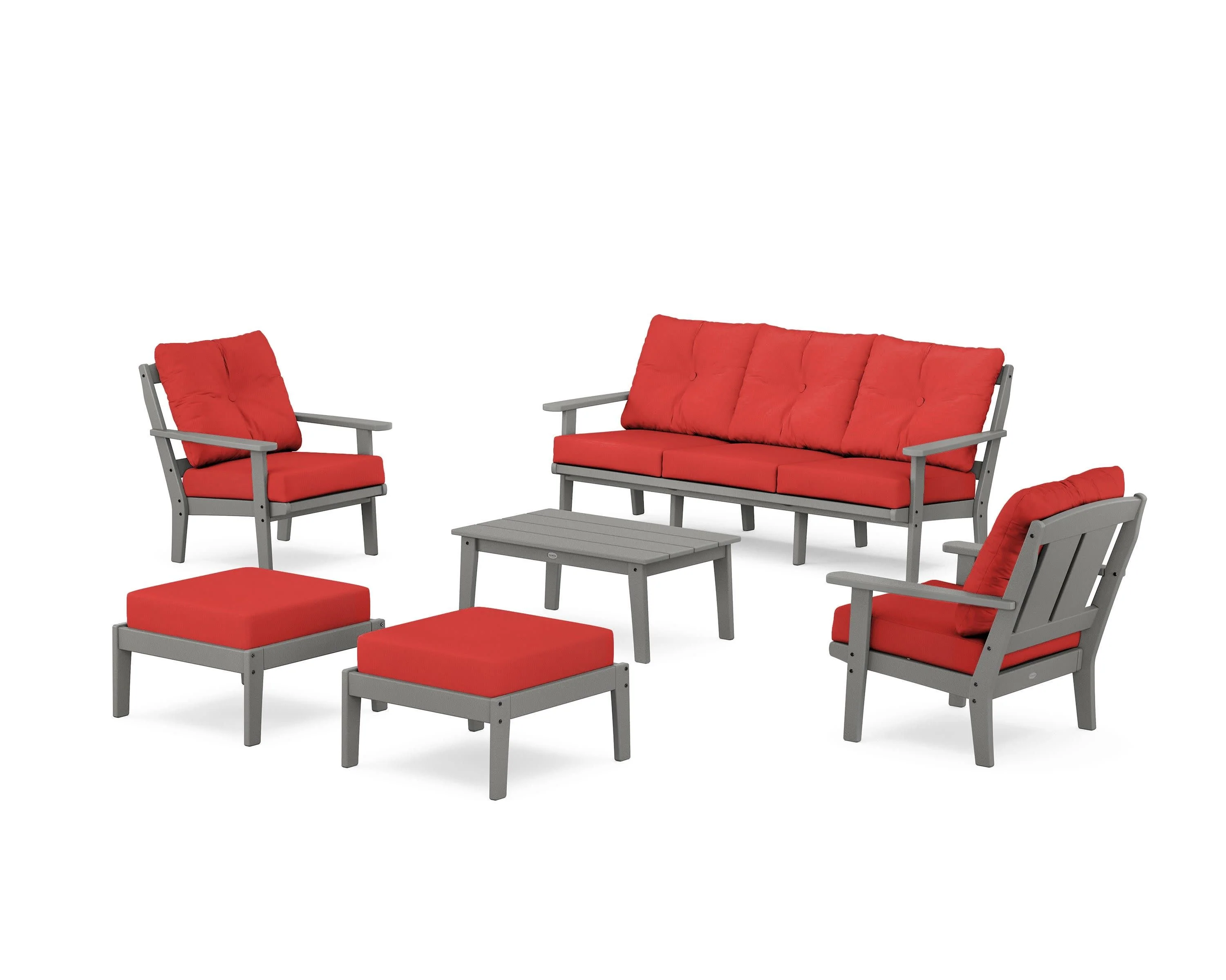 Mission 6-Piece Lounge Sofa Set - Image 161