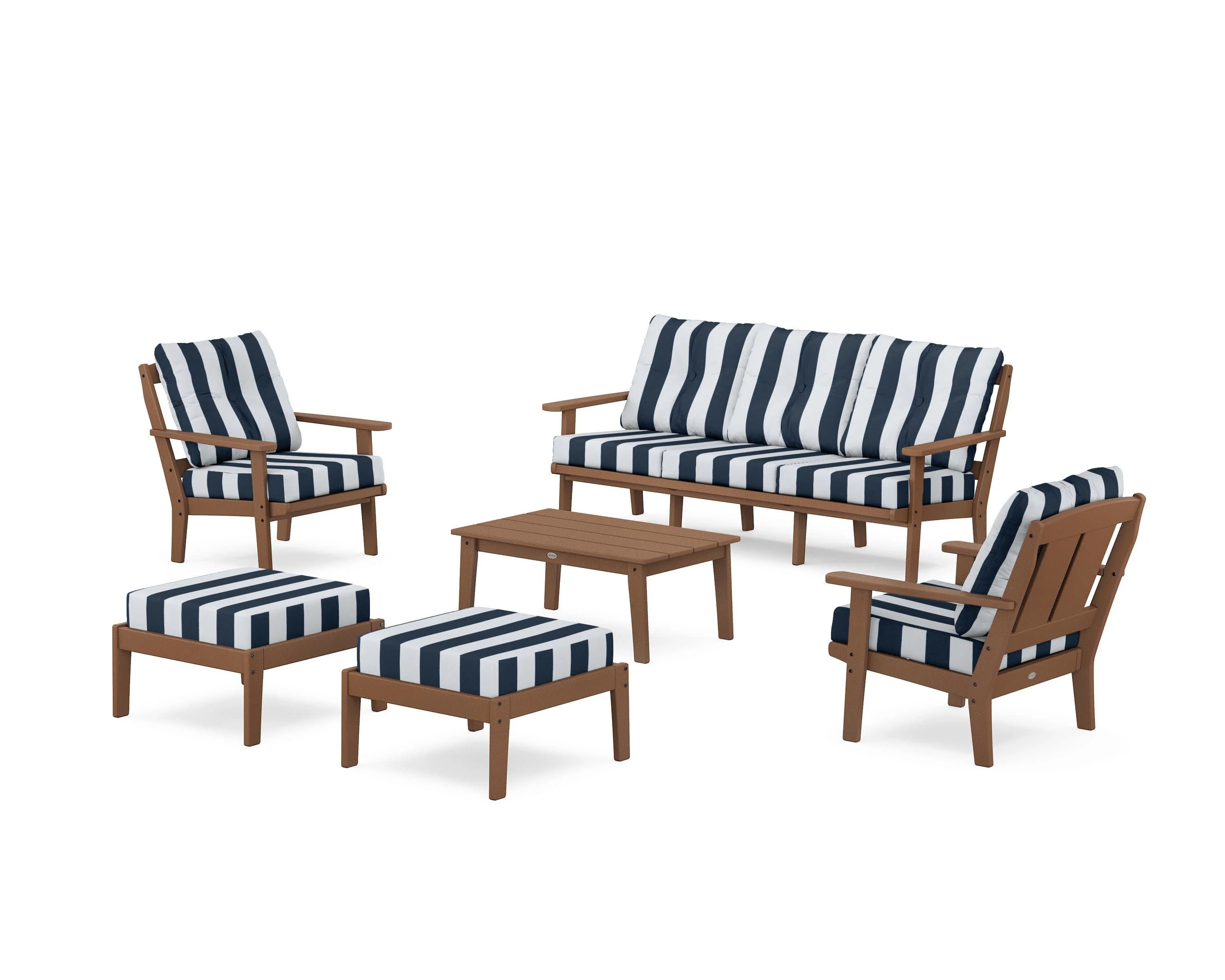 Mission 6-Piece Lounge Sofa Set - Image 164