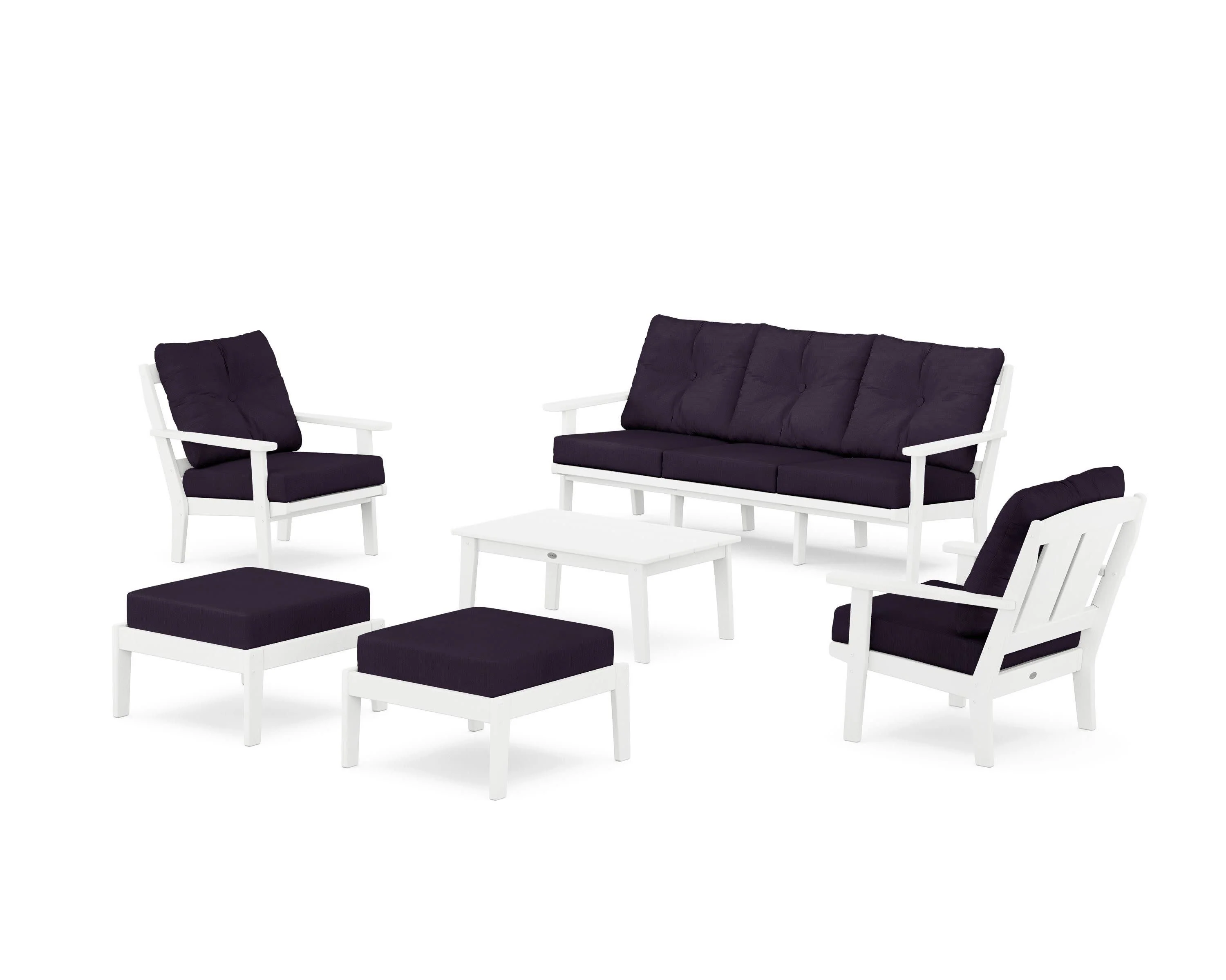 Mission 6-Piece Lounge Sofa Set - Image 169
