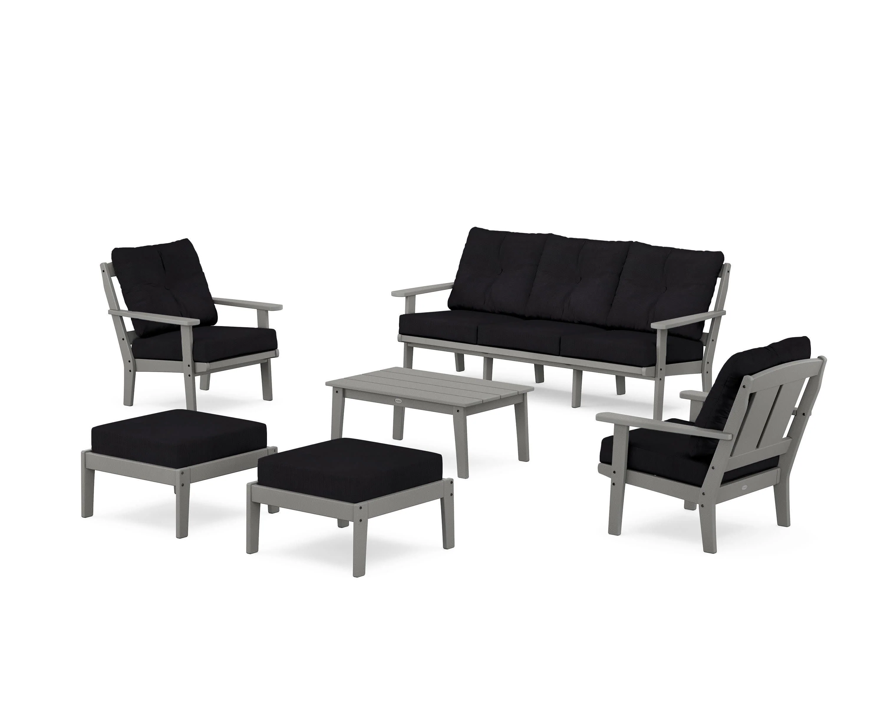 Mission 6-Piece Lounge Sofa Set - Image 174