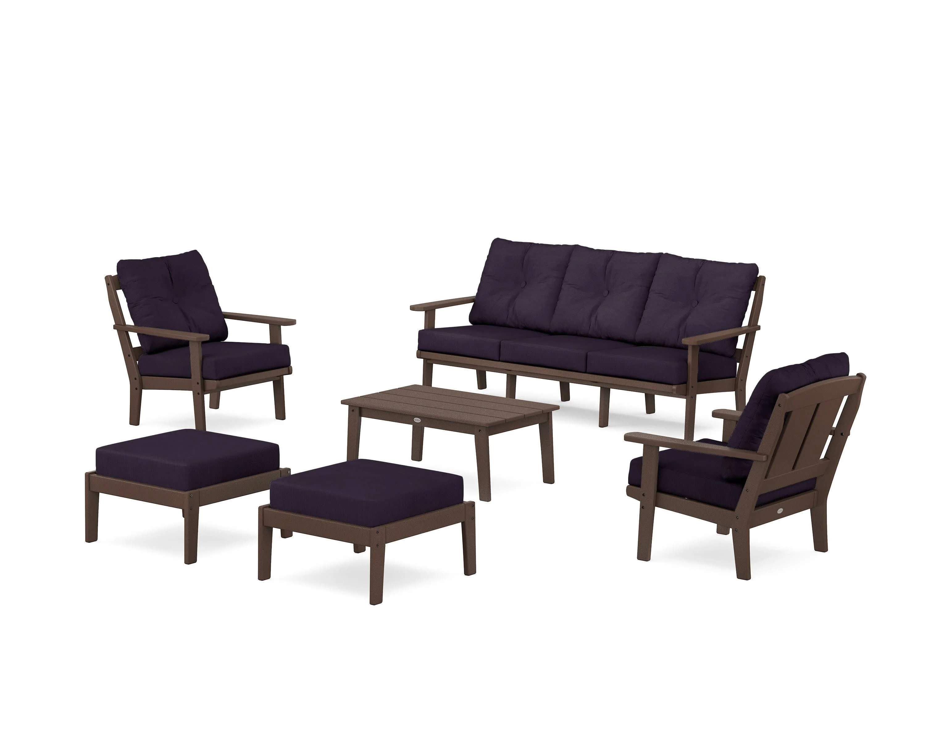 Mission 6-Piece Lounge Sofa Set - Image 177