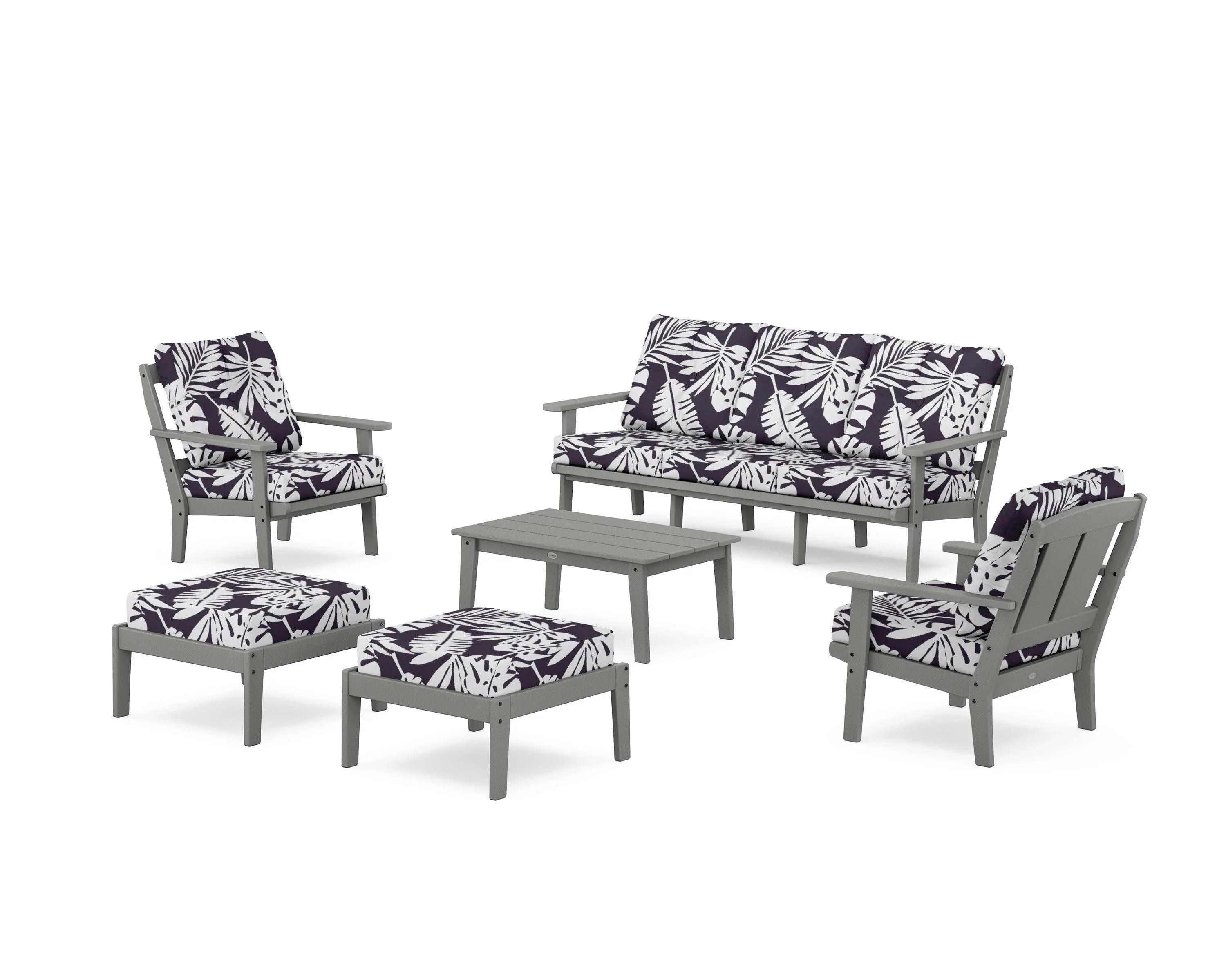 Mission 6-Piece Lounge Sofa Set - Image 185