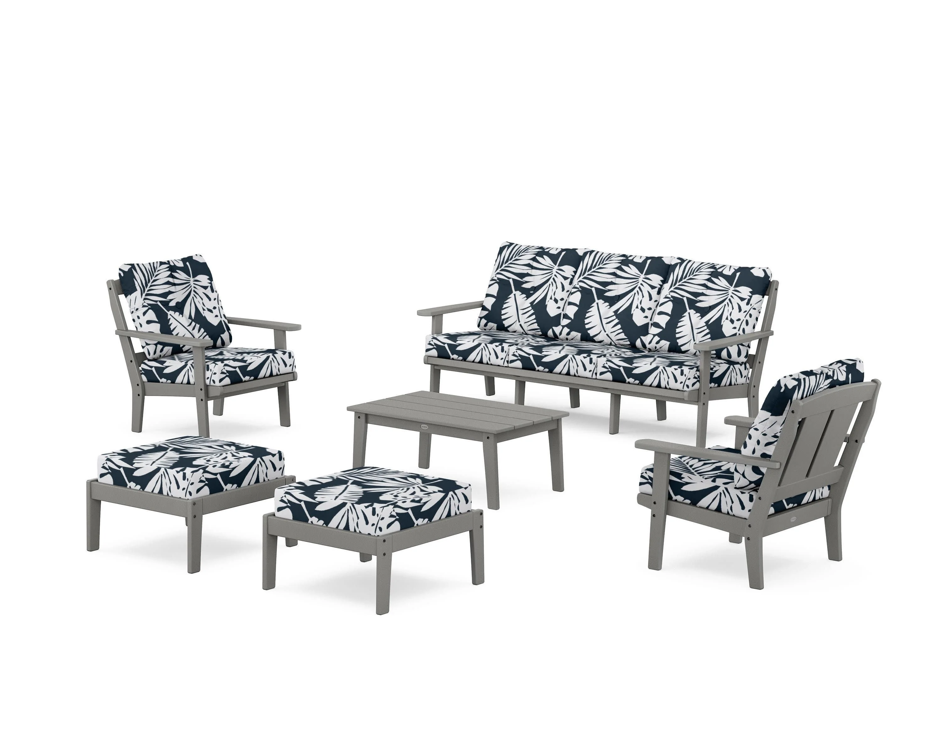 Mission 6-Piece Lounge Sofa Set - Image 186