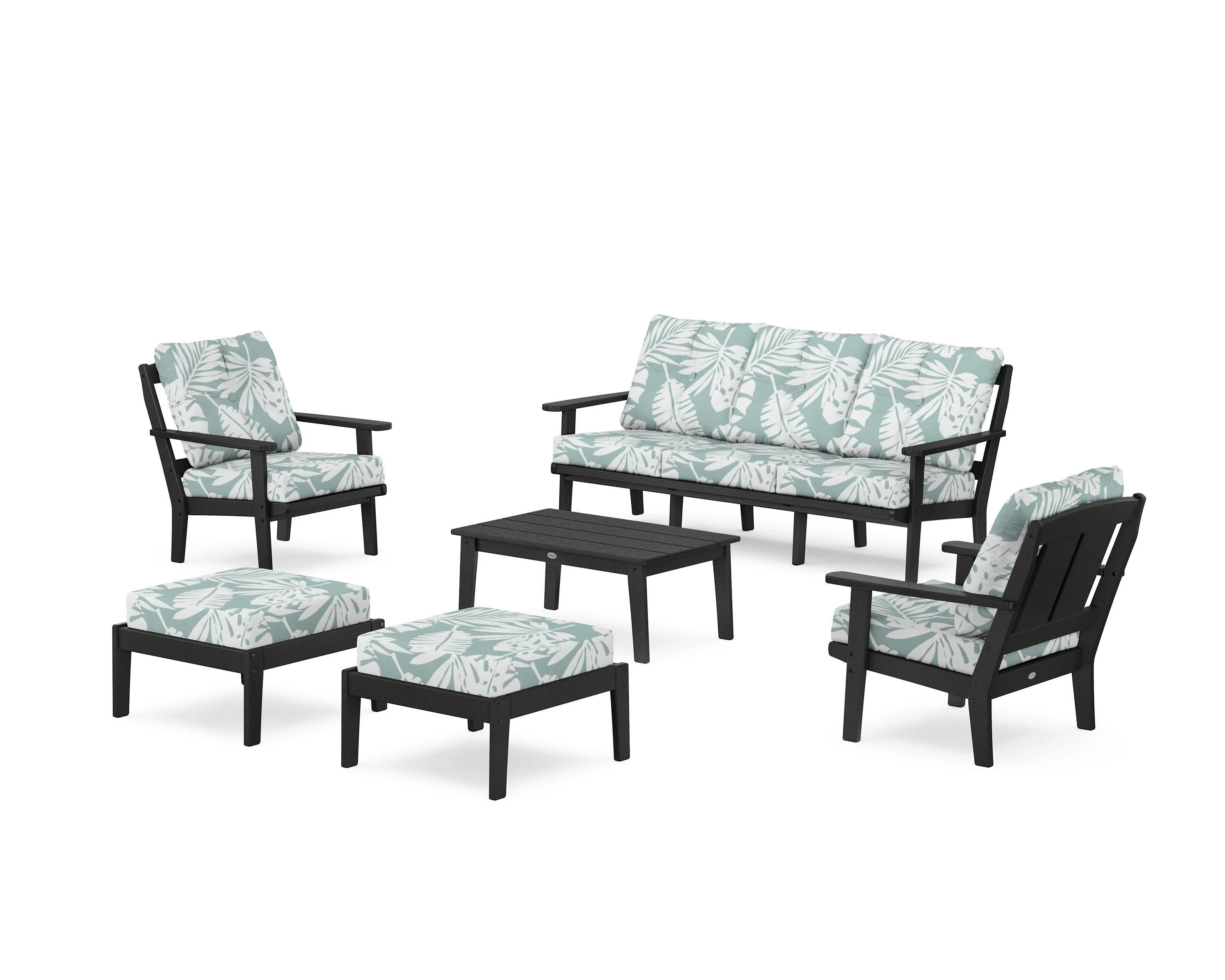 Mission 6-Piece Lounge Sofa Set - Image 189